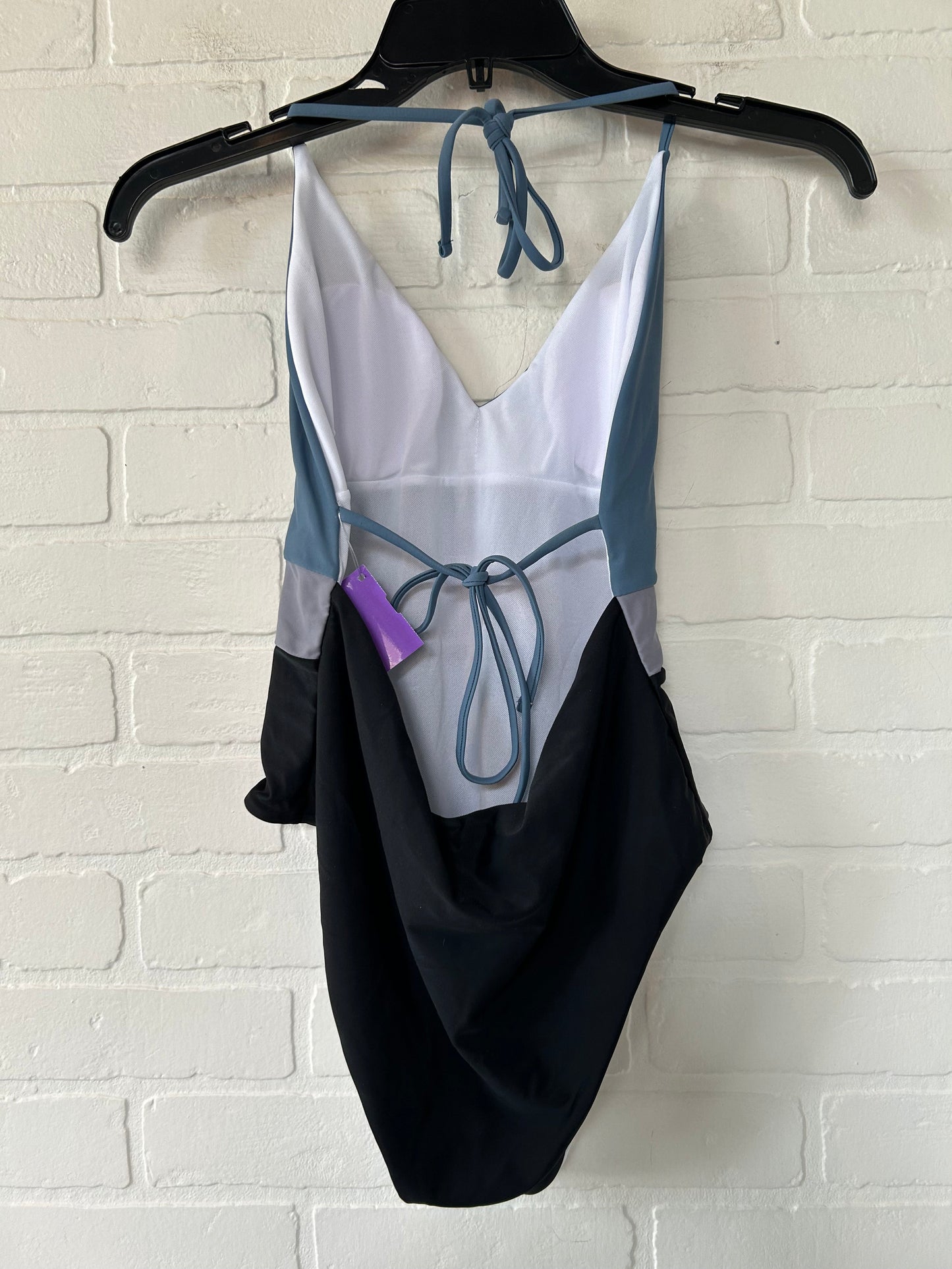 Black & Blue Swimsuit Shein, Size S