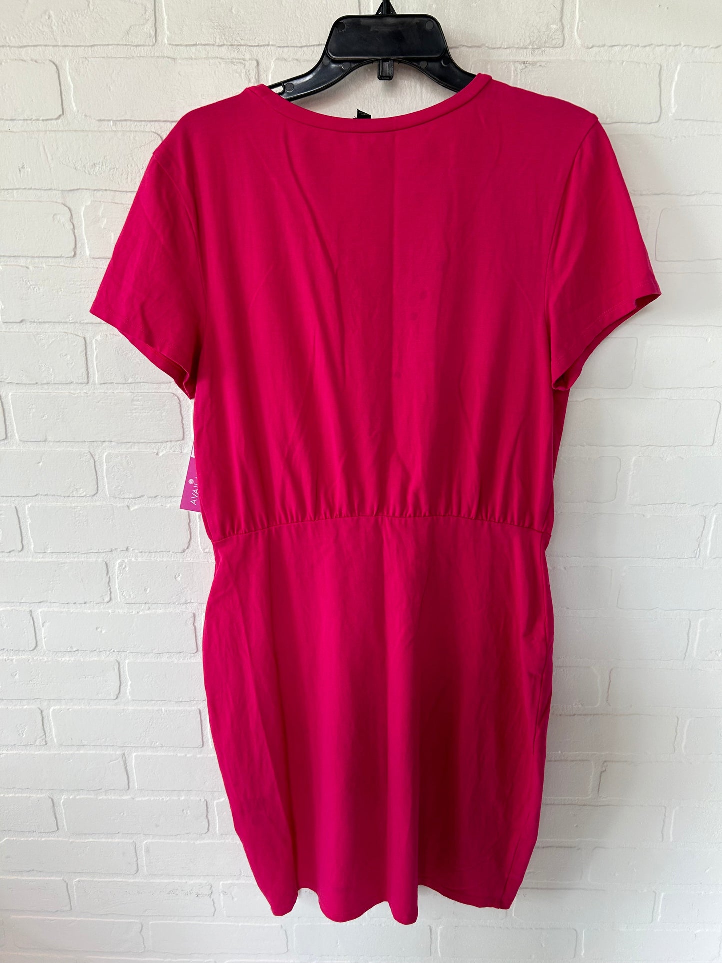 Pink Dress Casual Short Express, Size L