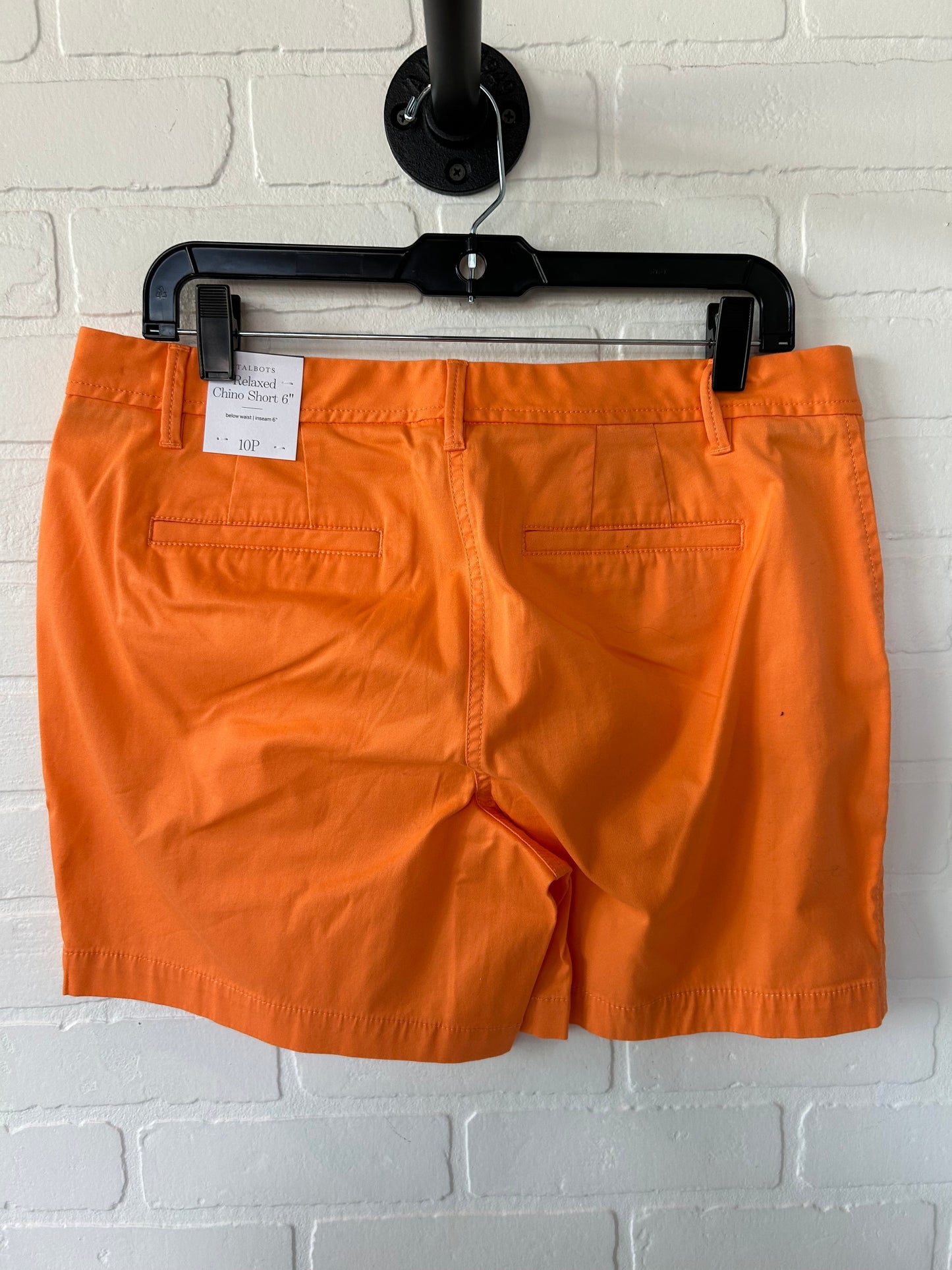 Orange Shorts Talbots, Size 10petite