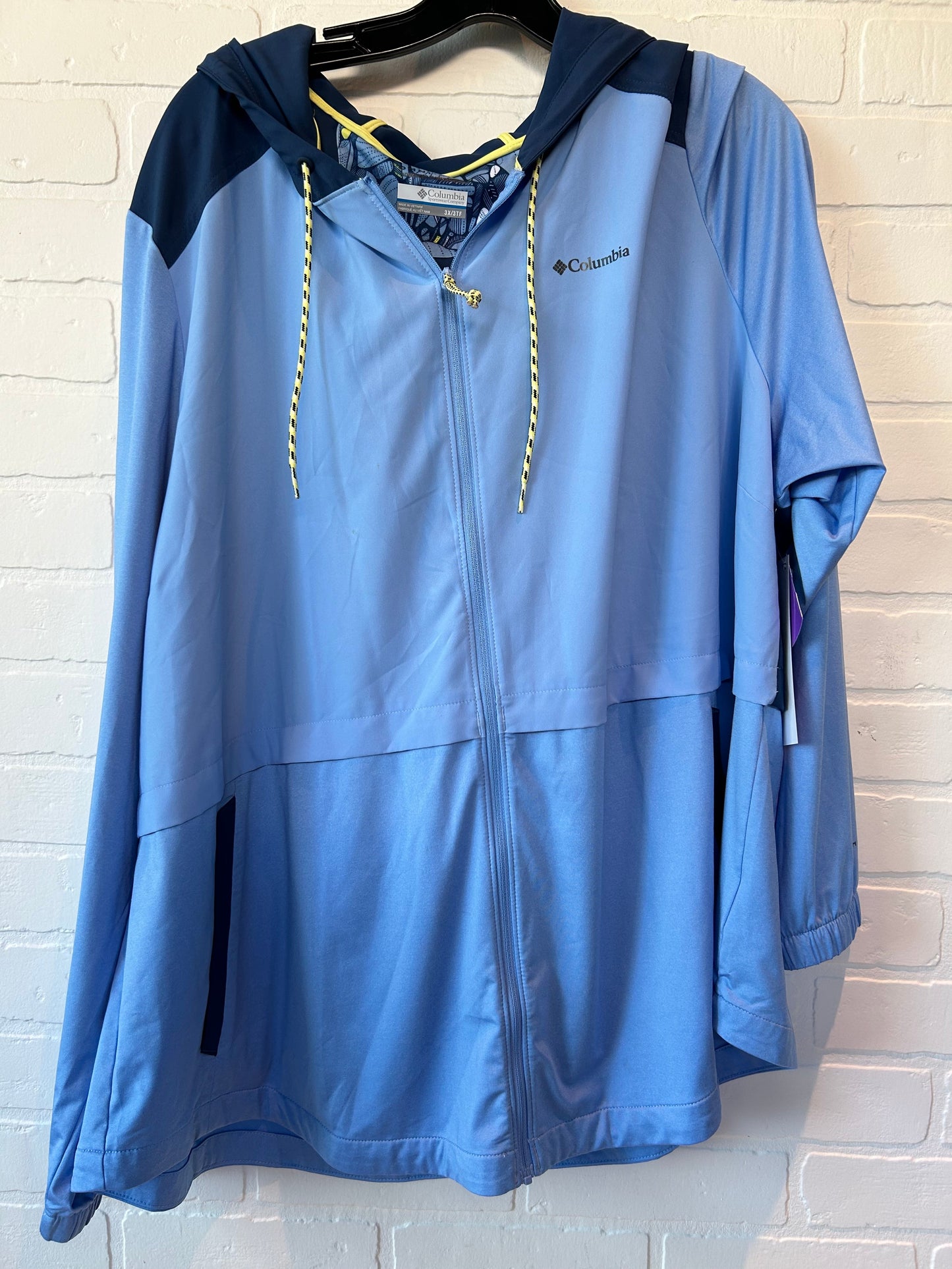 Blue Athletic Jacket Columbia, Size 3x