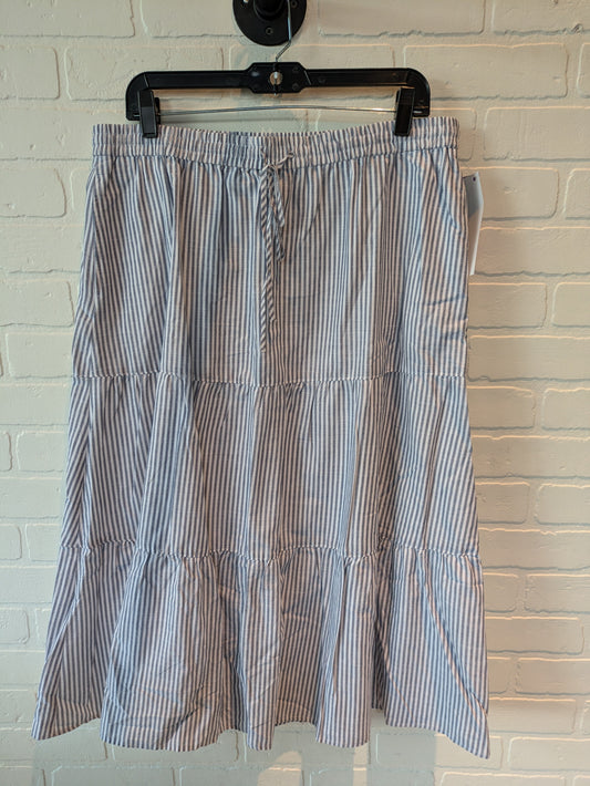 Blue & White Skirt Maxi Talbots, Size 12