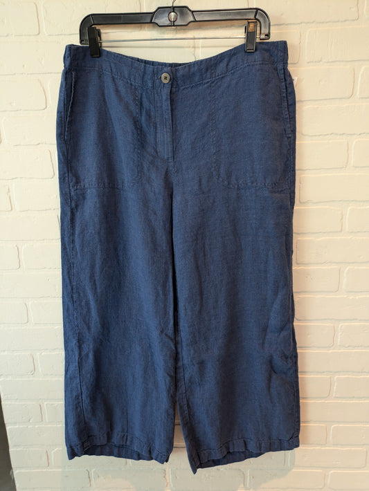 Blue Pants Linen J. Jill, Size 8