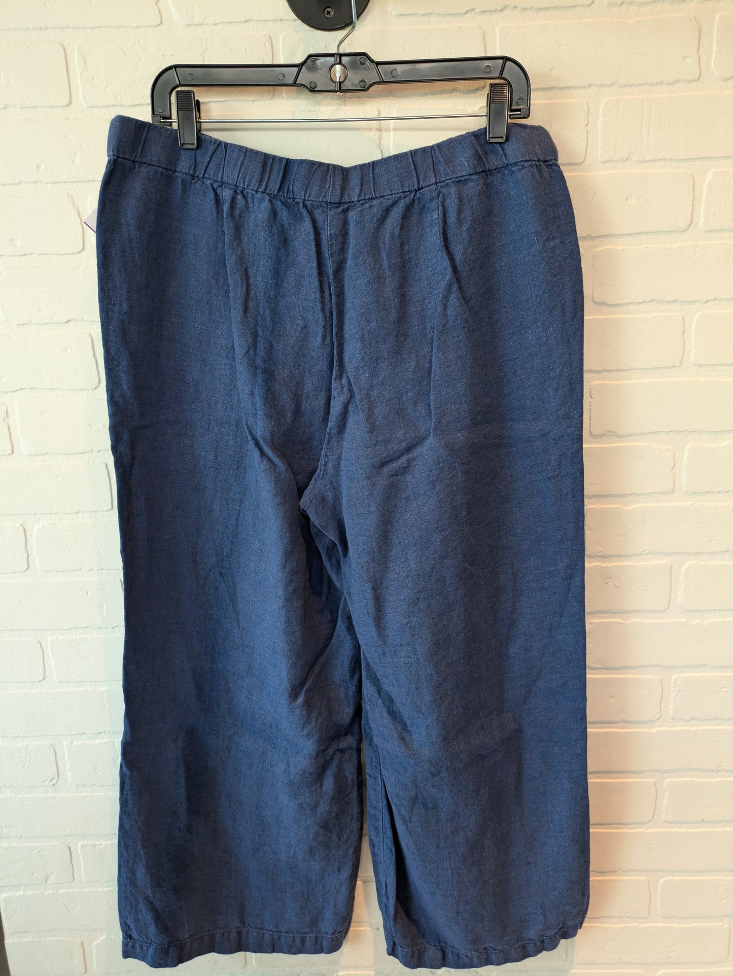 Blue Pants Linen J. Jill, Size 8