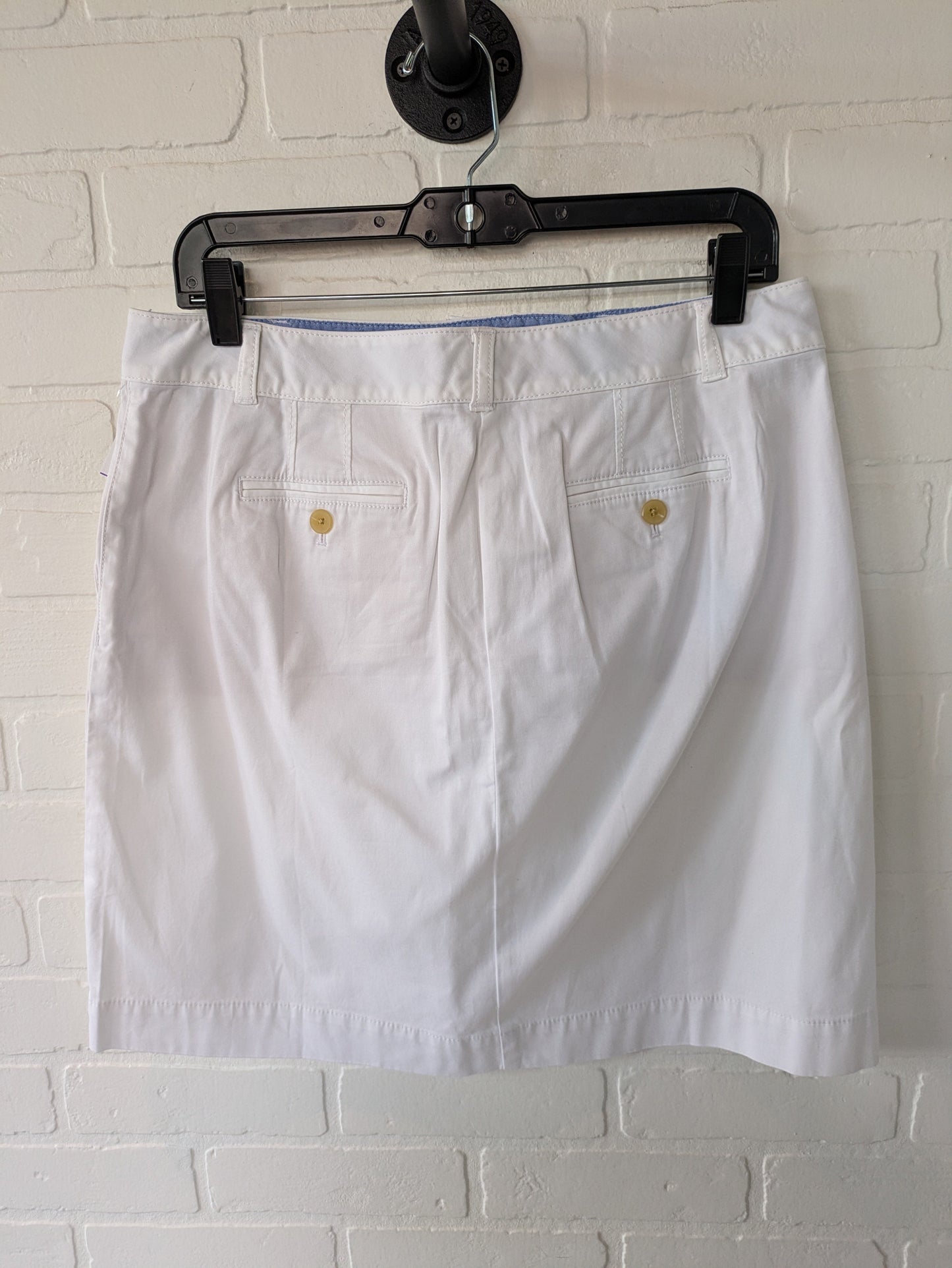 White Skirt Mini & Short Talbots, Size 10petite