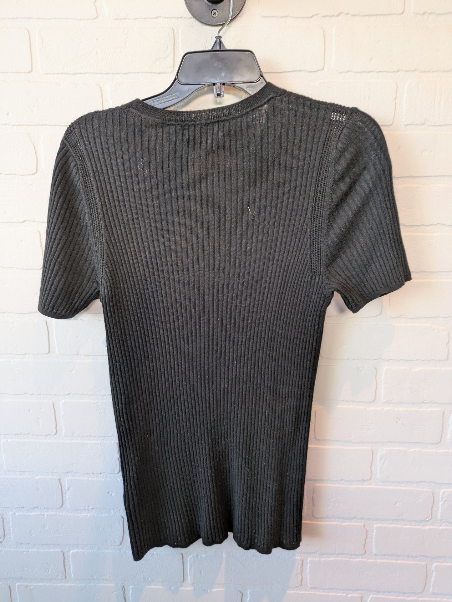 Black Sweater Short Sleeve Banana Republic, Size Xl