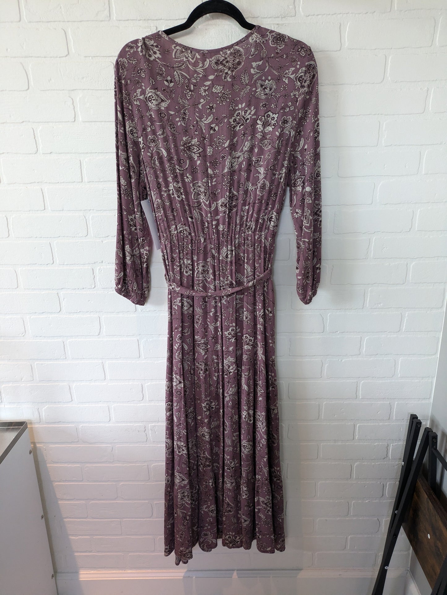 Purple Dress Casual Maxi Knox Rose, Size L