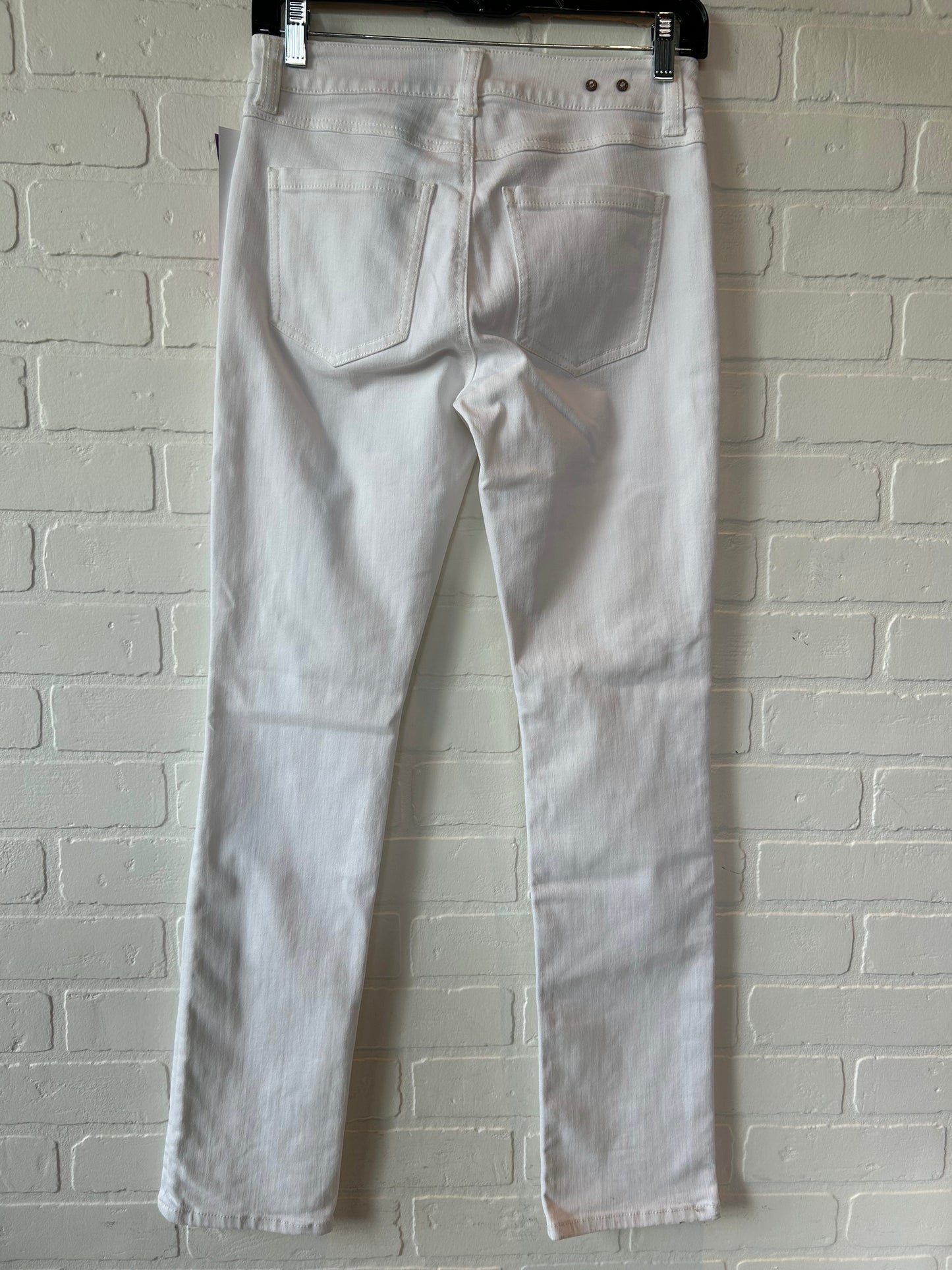 White Denim Jeans Skinny Cabi, Size 0