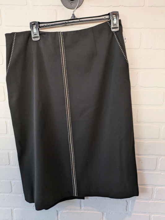 Black Skirt Midi Talbots, Size 12