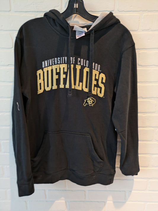 Black & Gold Sweatshirt Hoodie Champion, Size S