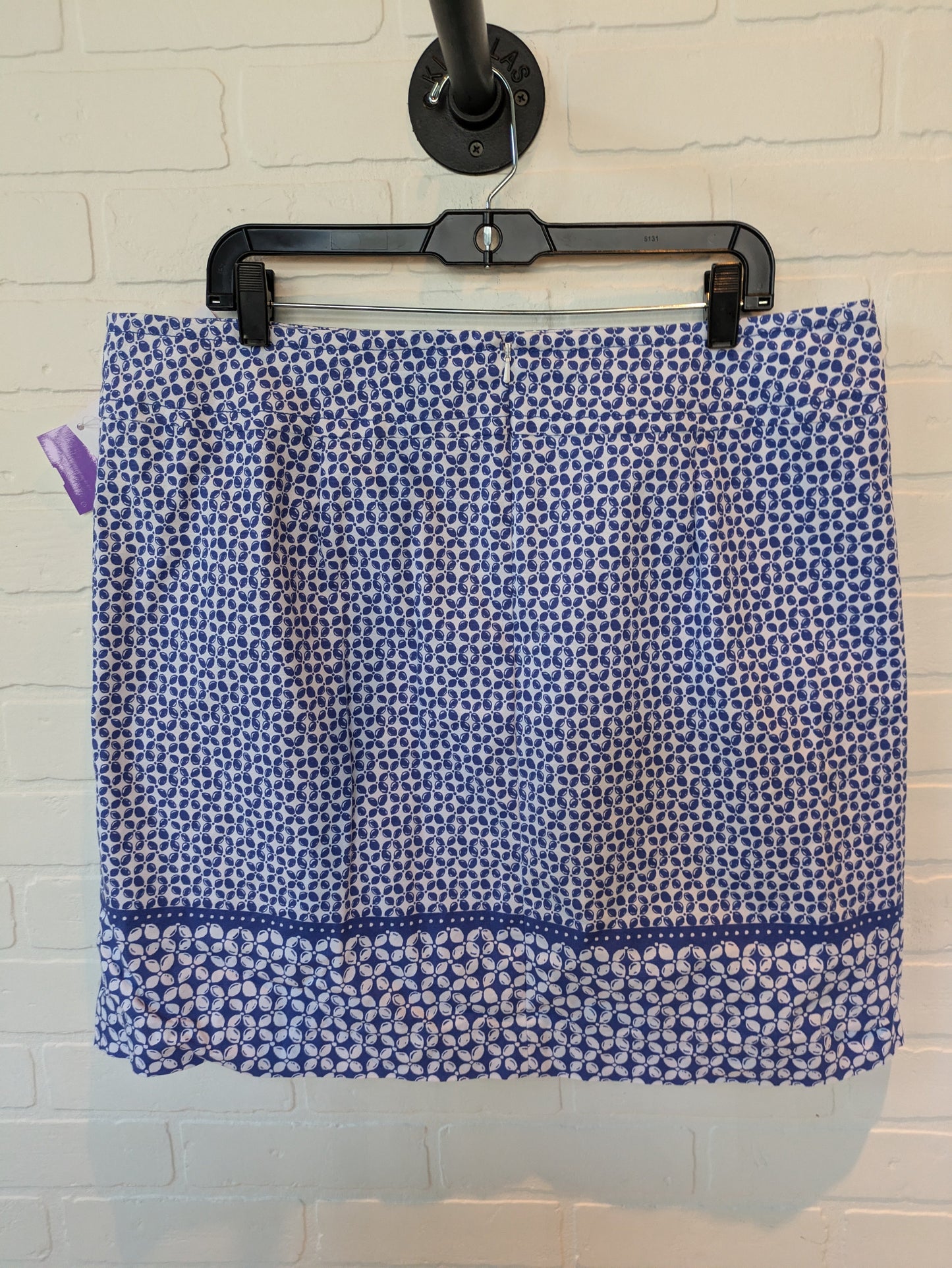 Blue & White Skirt Mini & Short Talbots, Size 16