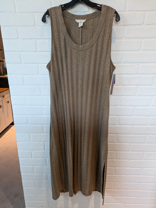 Brown Dress Casual Maxi H&m, Size Xl