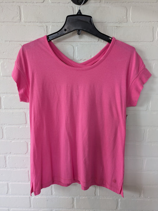 Pink Athletic Top Short Sleeve Talbots, Size M