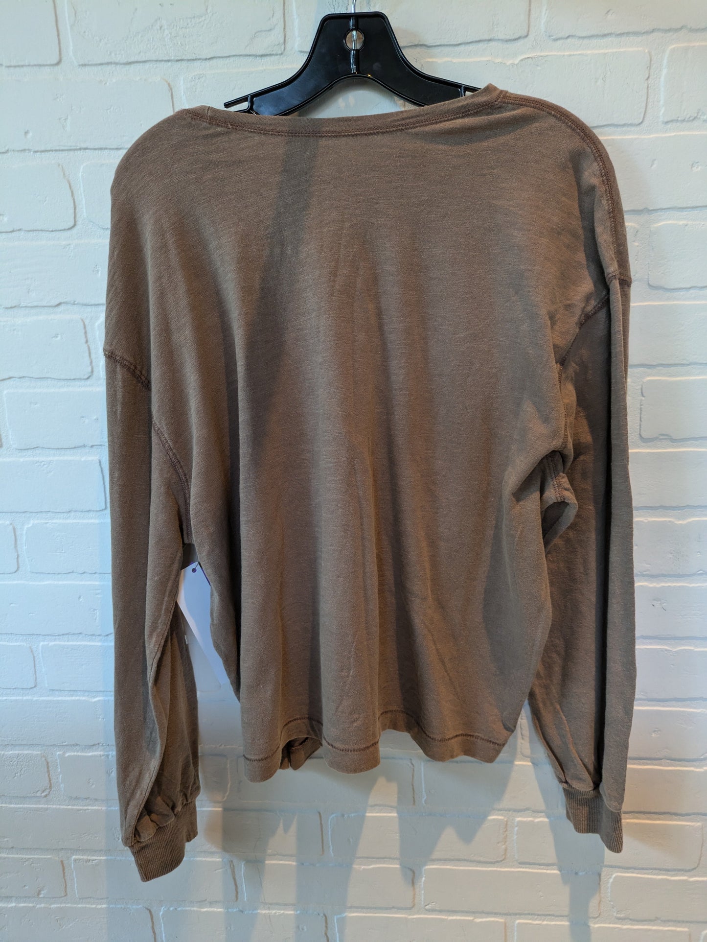 Tan Top Long Sleeve Universal Thread, Size L