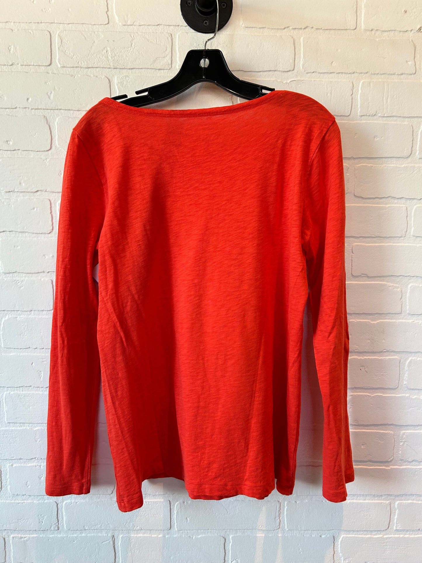 Orange Top Long Sleeve J. Crew, Size L