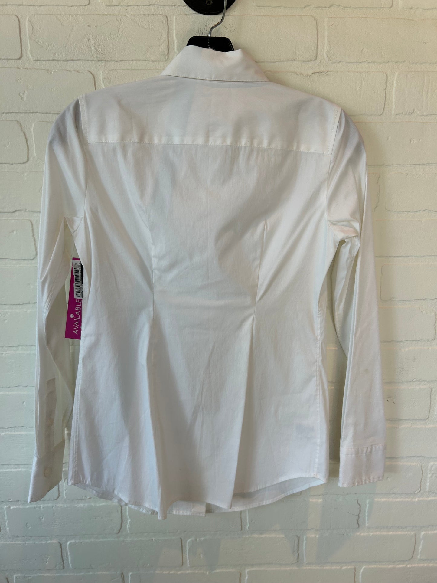 White Top Long Sleeve Ann Taylor, Size Xs