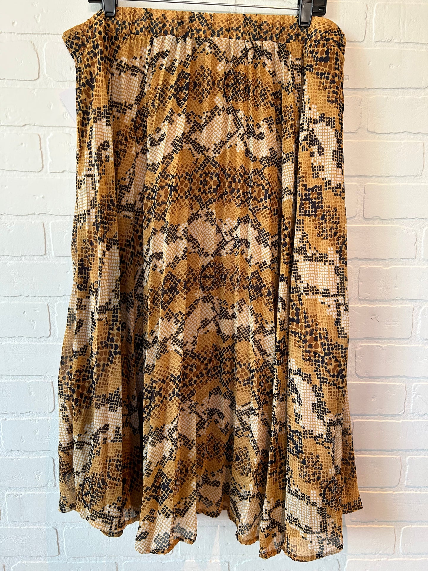 Brown Skirt Midi Gilli, Size 18