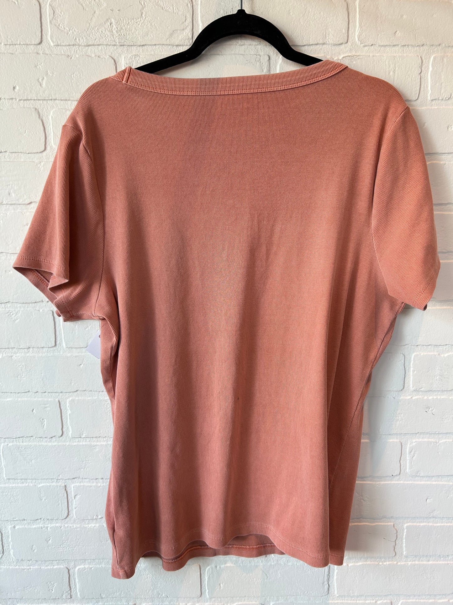 Orange Top Short Sleeve Basic Old Navy, Size Xxl