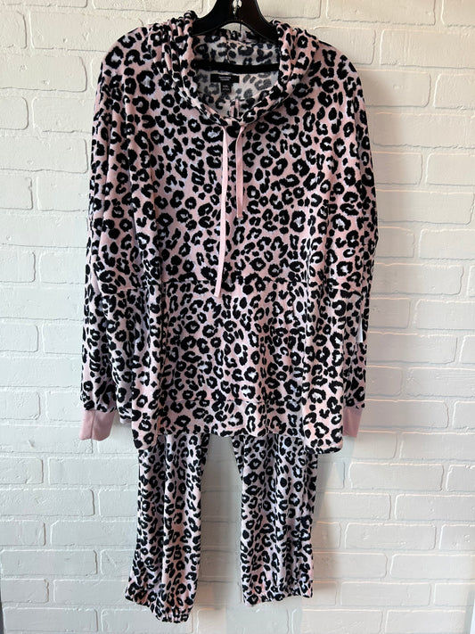 Animal Print Pajamas 2pc Simply Vera, Size Xxl