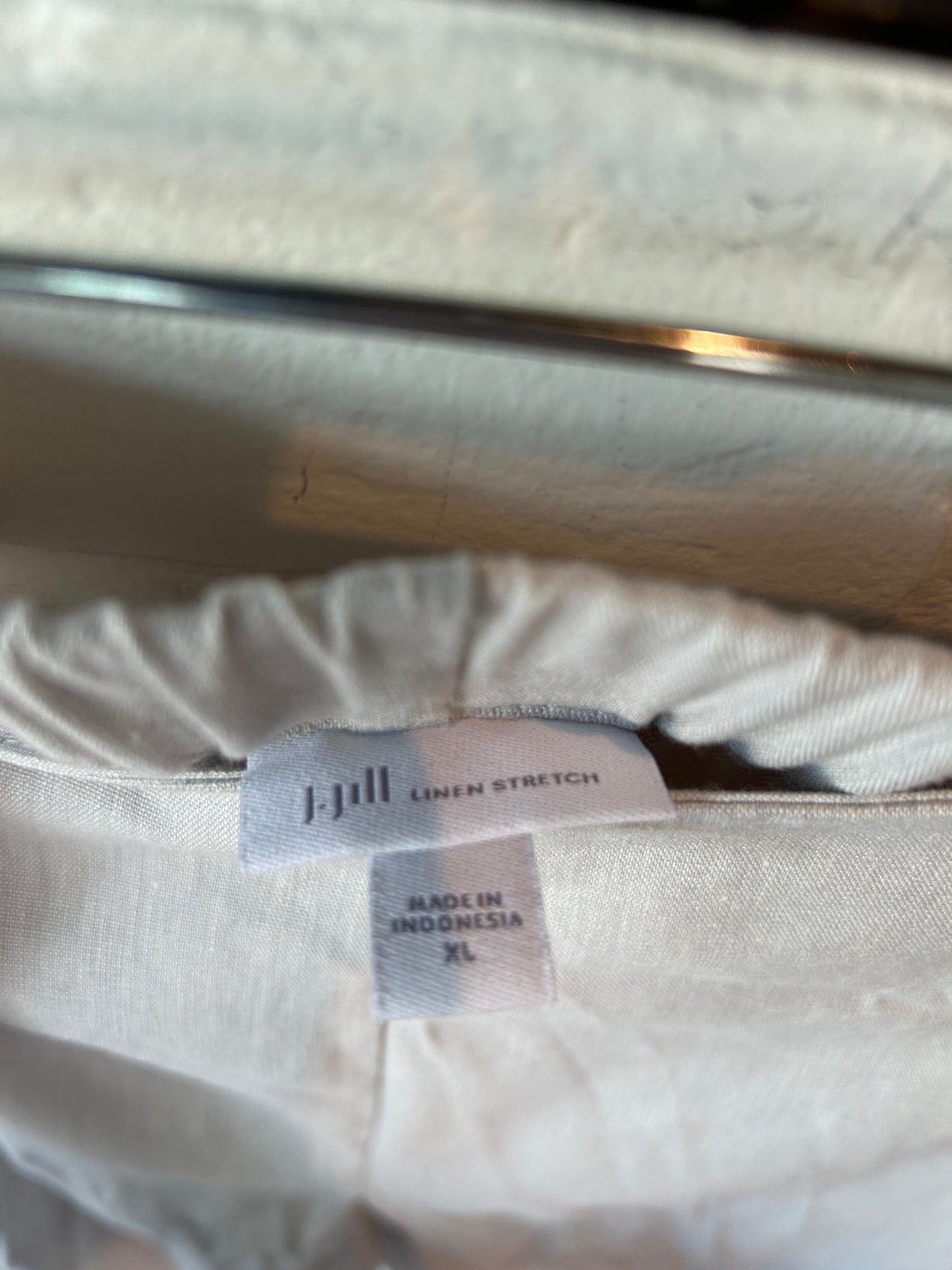 Grey Pants Linen J. Jill, Size 16