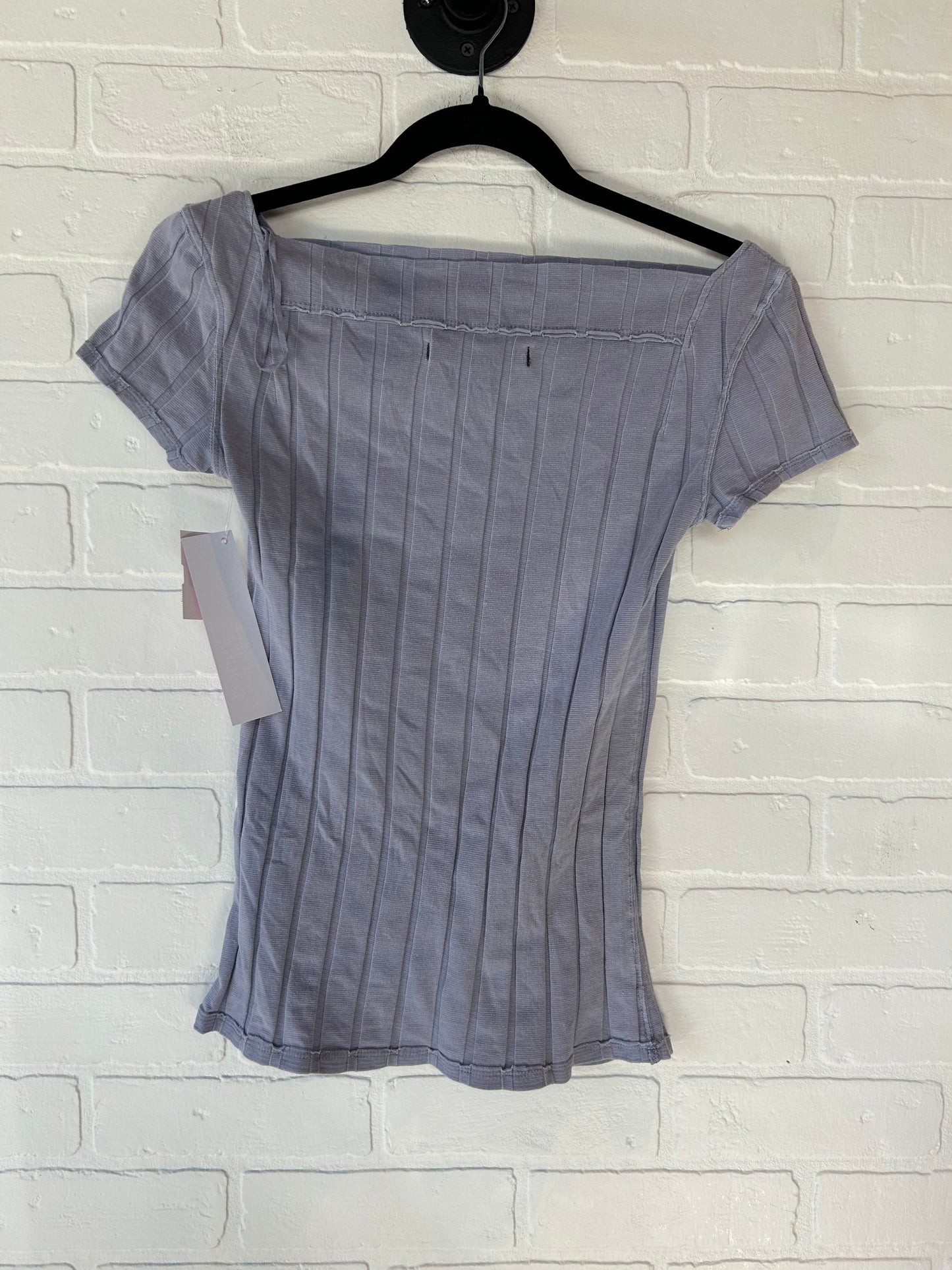 Purple Top Short Sleeve We The Free, Size Xs