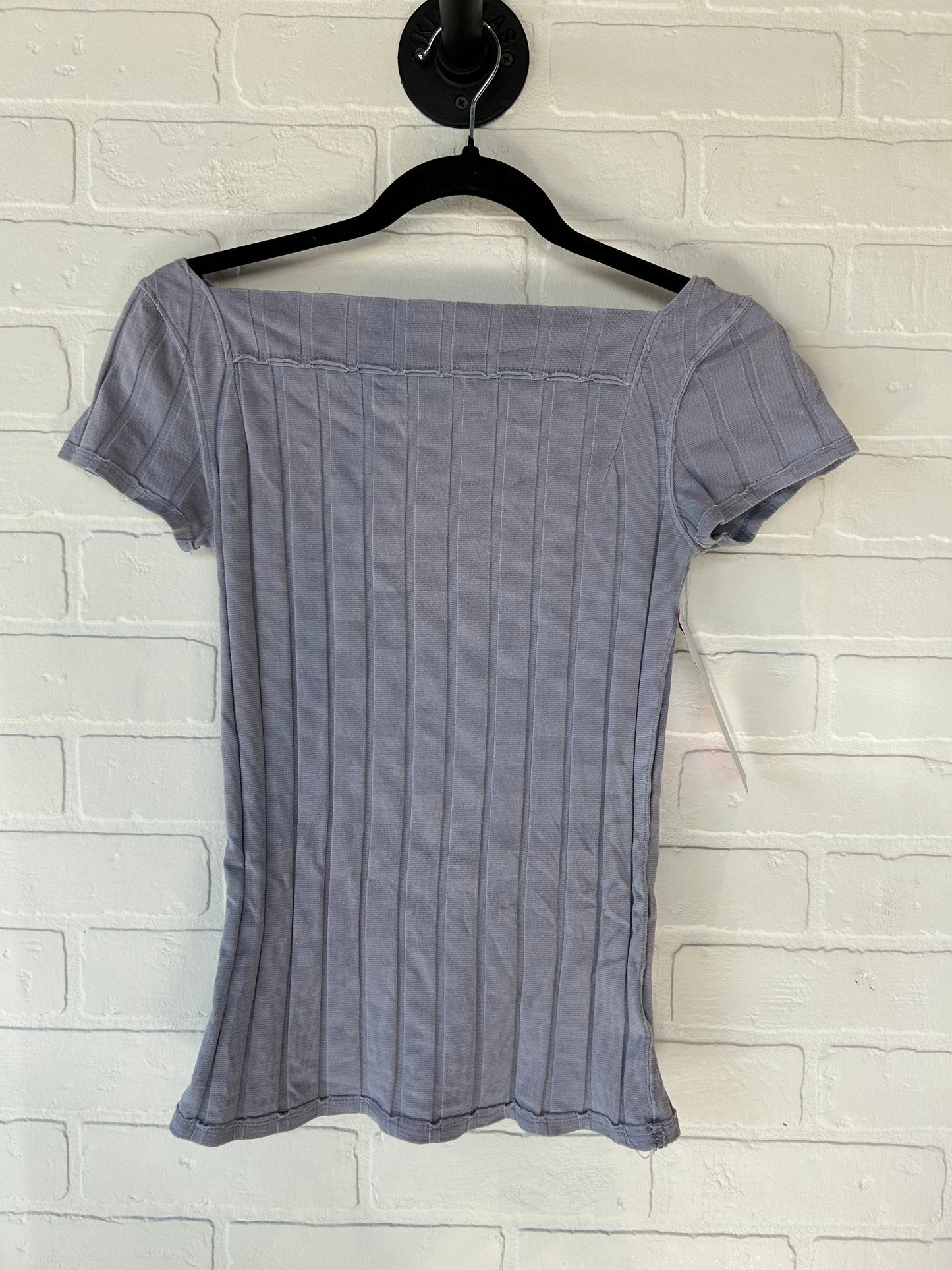 Purple Top Short Sleeve We The Free, Size Xs