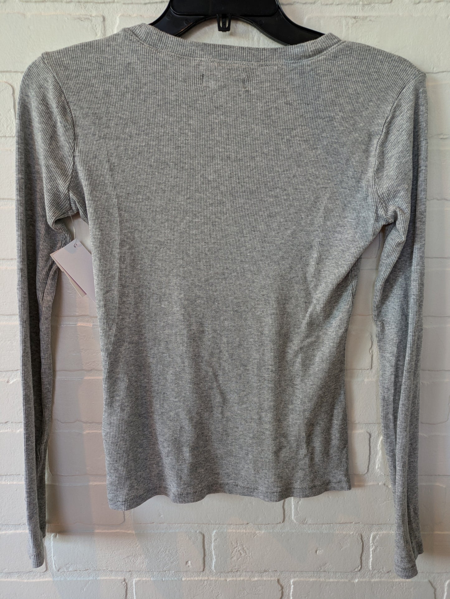 Grey Top Long Sleeve Basic Madewell, Size M