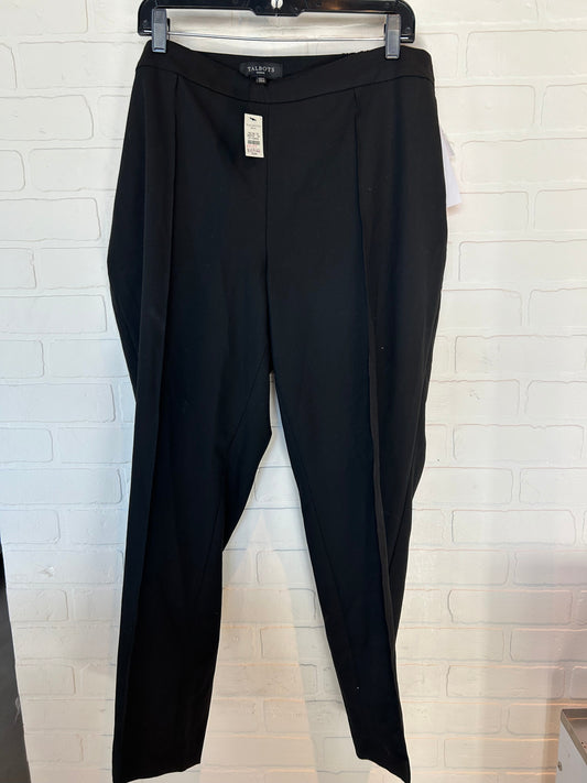 Black Pants Dress Talbots, Size 20