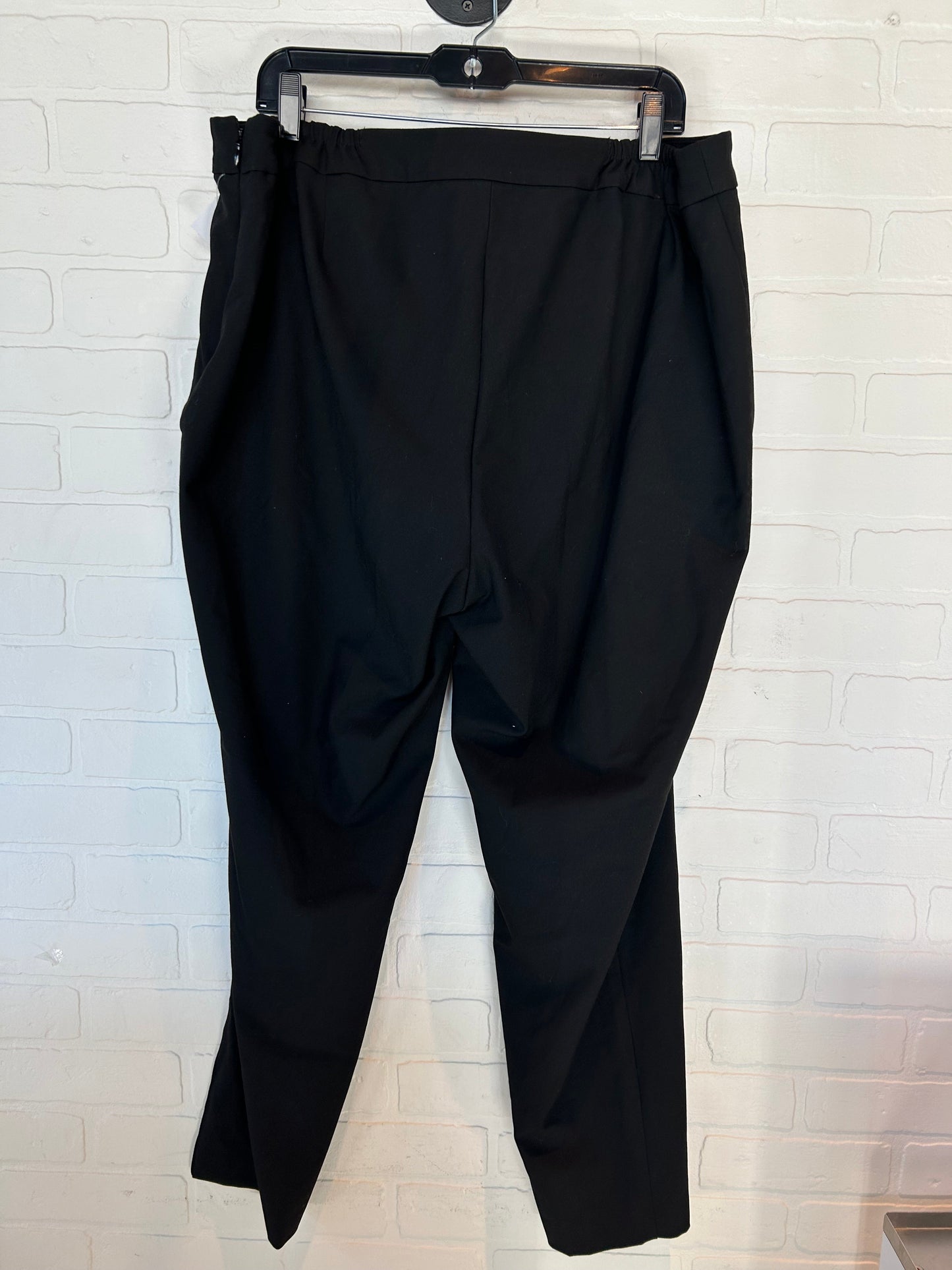 Black Pants Dress Talbots, Size 20