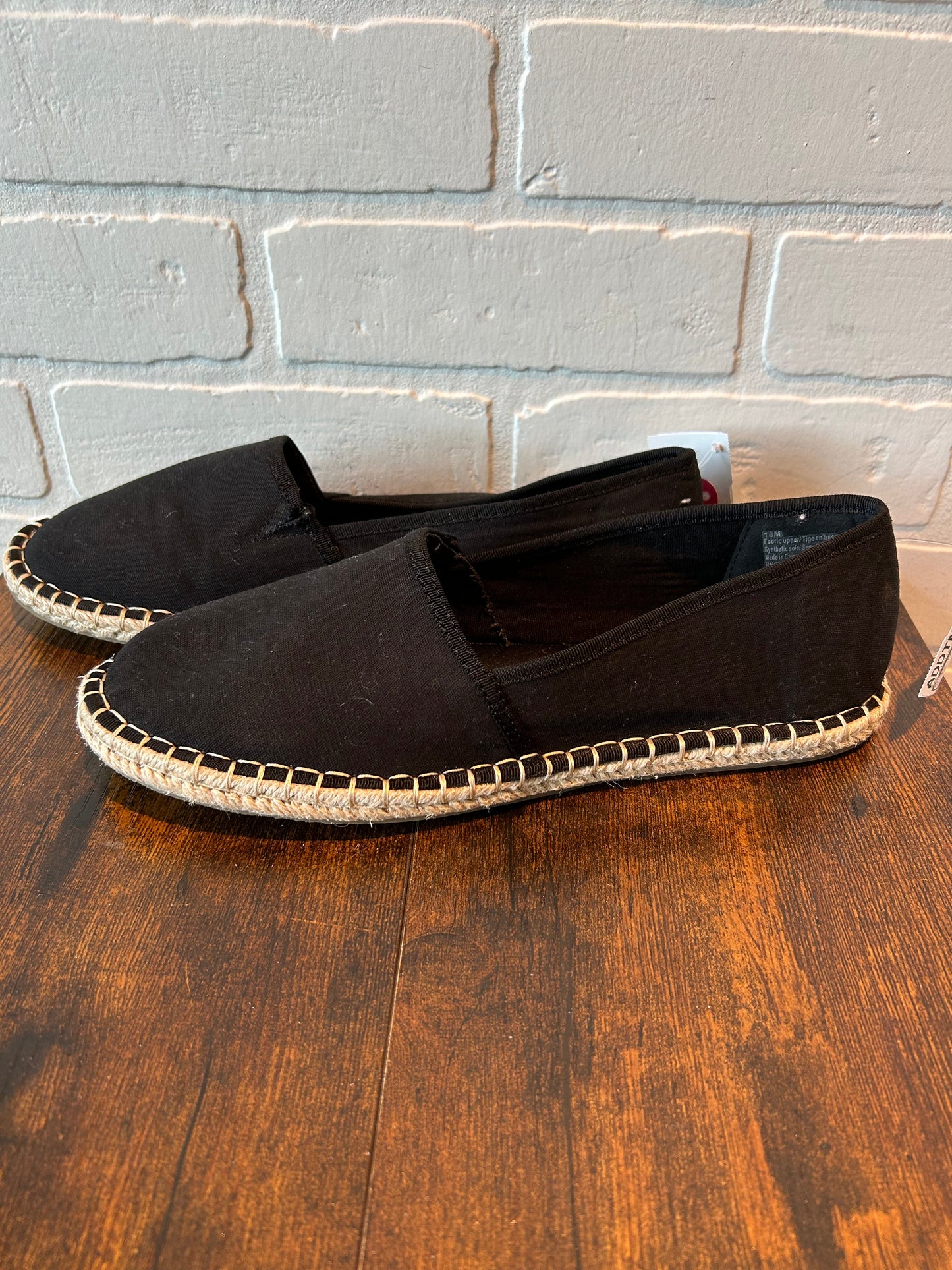 Black Shoes Flats Bp, Size 10