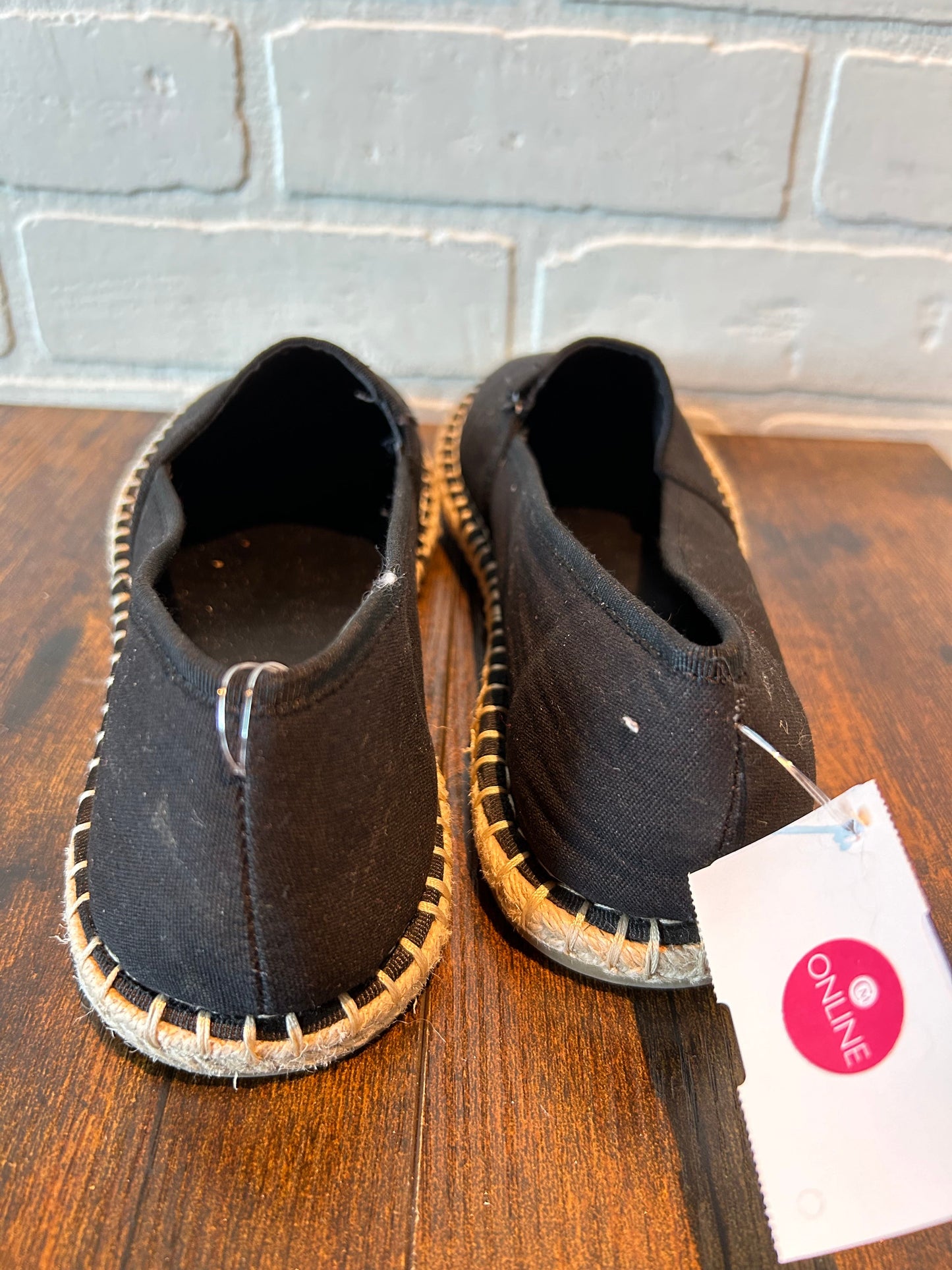 Black Shoes Flats Bp, Size 10