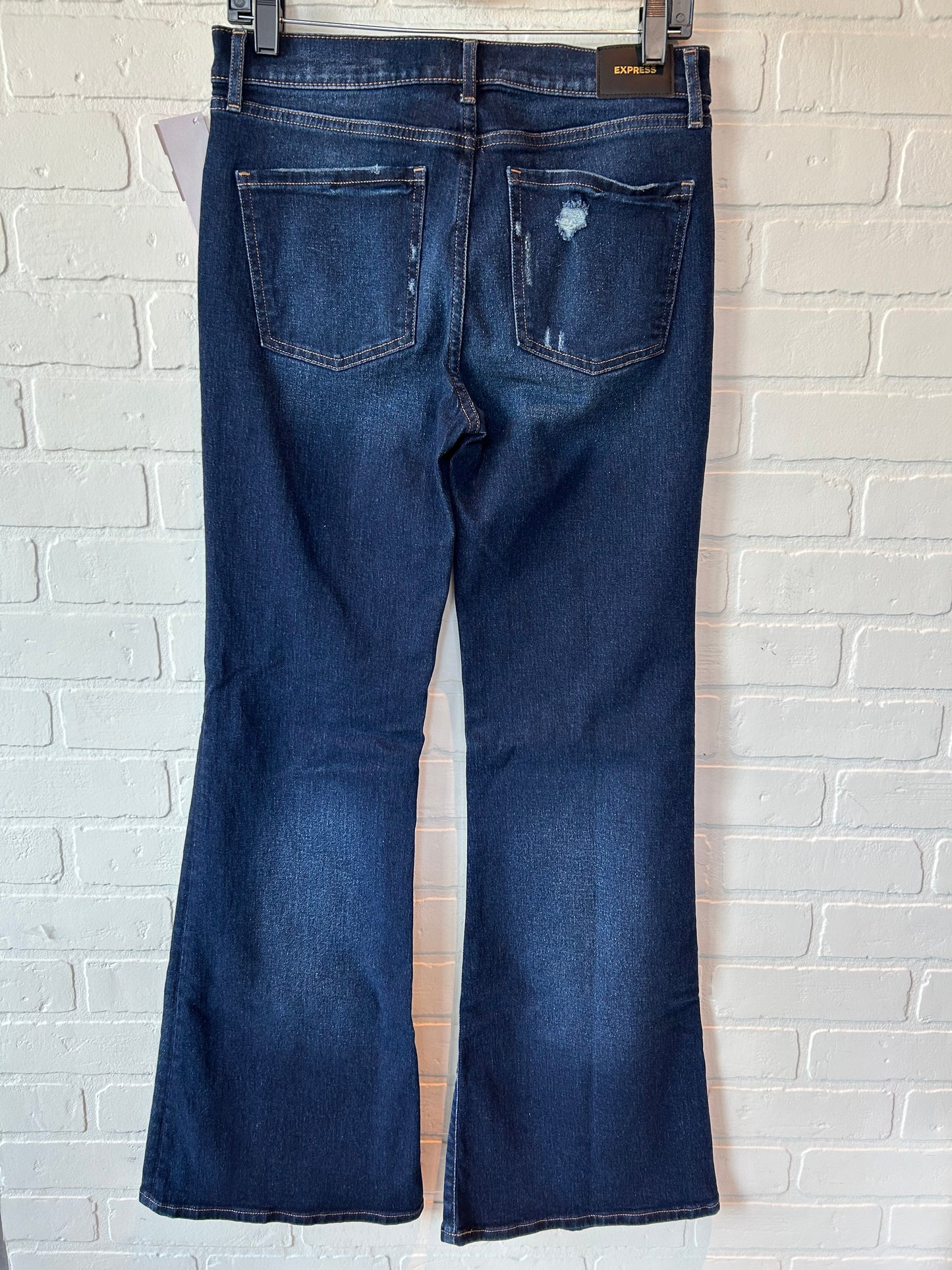 Blue Denim Jeans Flared Express, Size 6