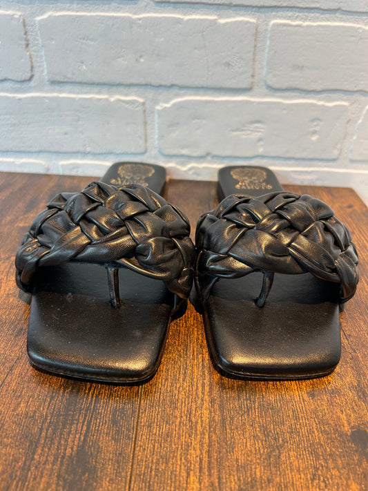 Black Sandals Flats Vince Camuto, Size 8.5