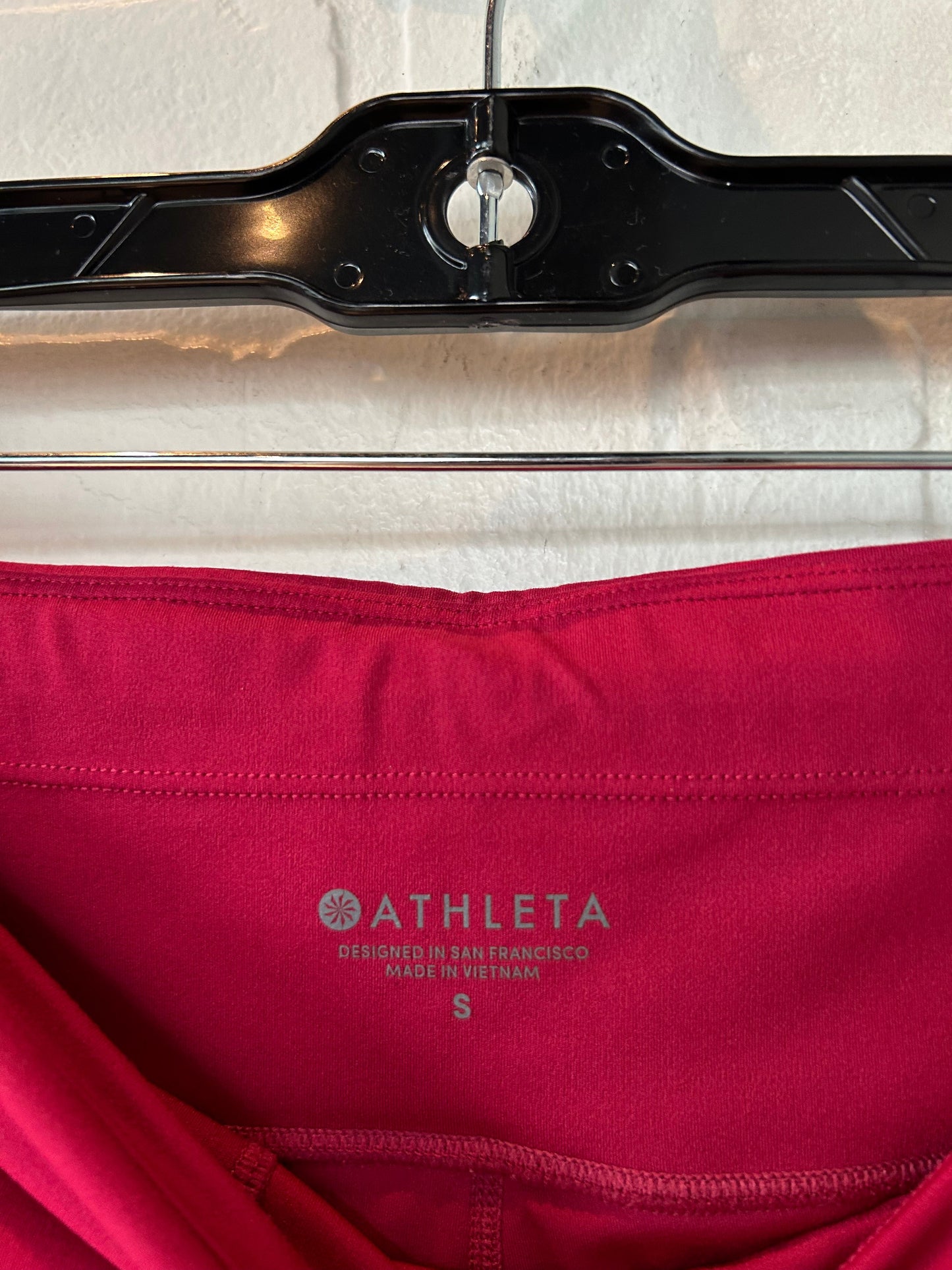 Red Athletic Leggings Athleta, Size 4