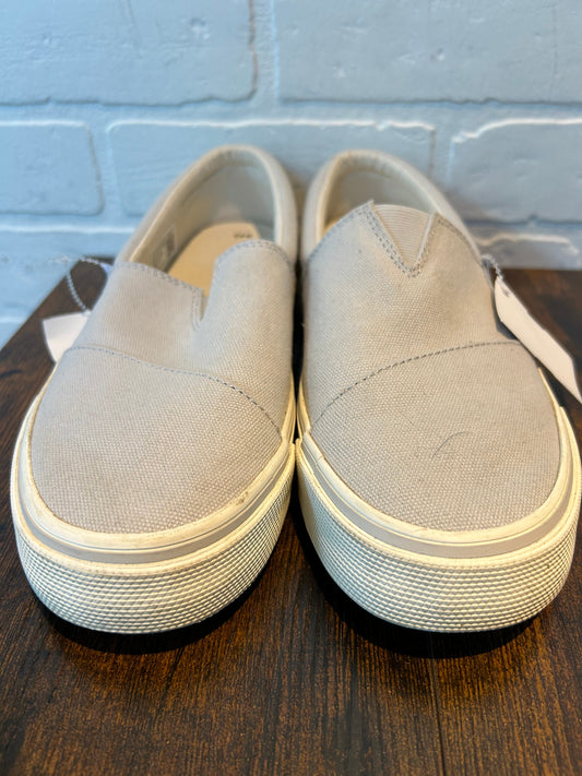 Grey Shoes Sneakers Toms, Size 8.5