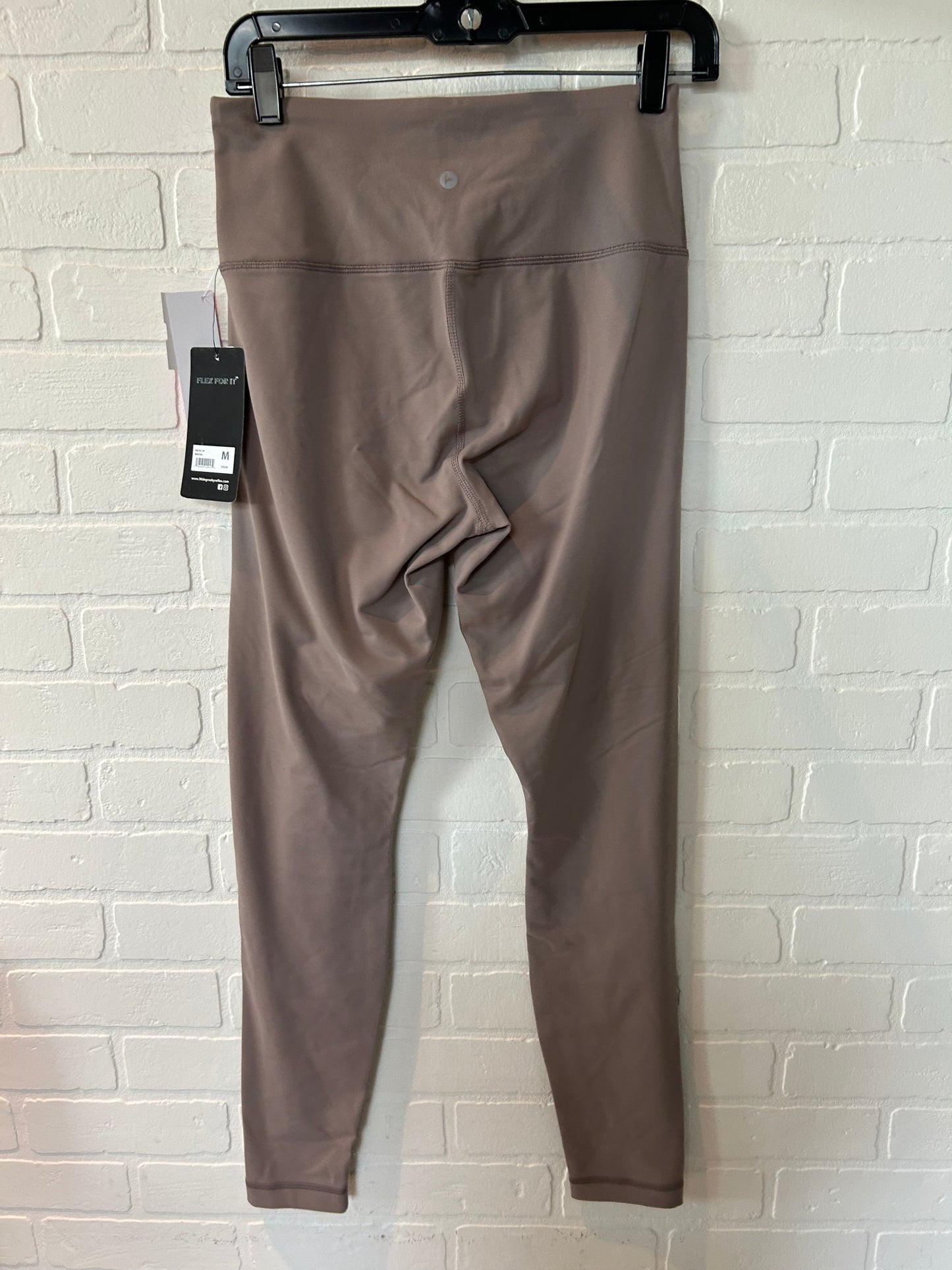 Brown Athletic Leggings 90 Degrees By Reflex, Size 8