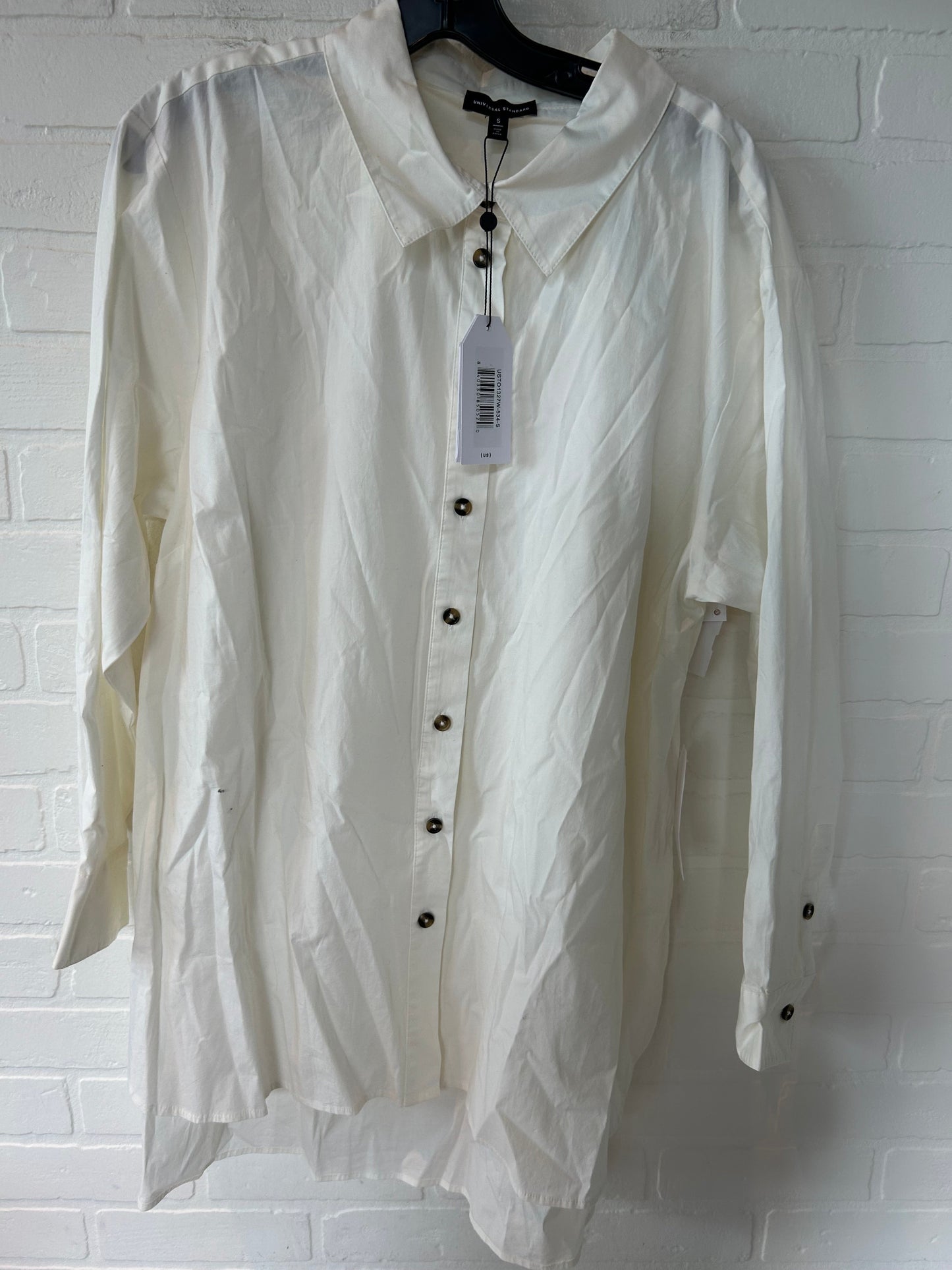 White Tunic Long Sleeve Universal Standard, Size S