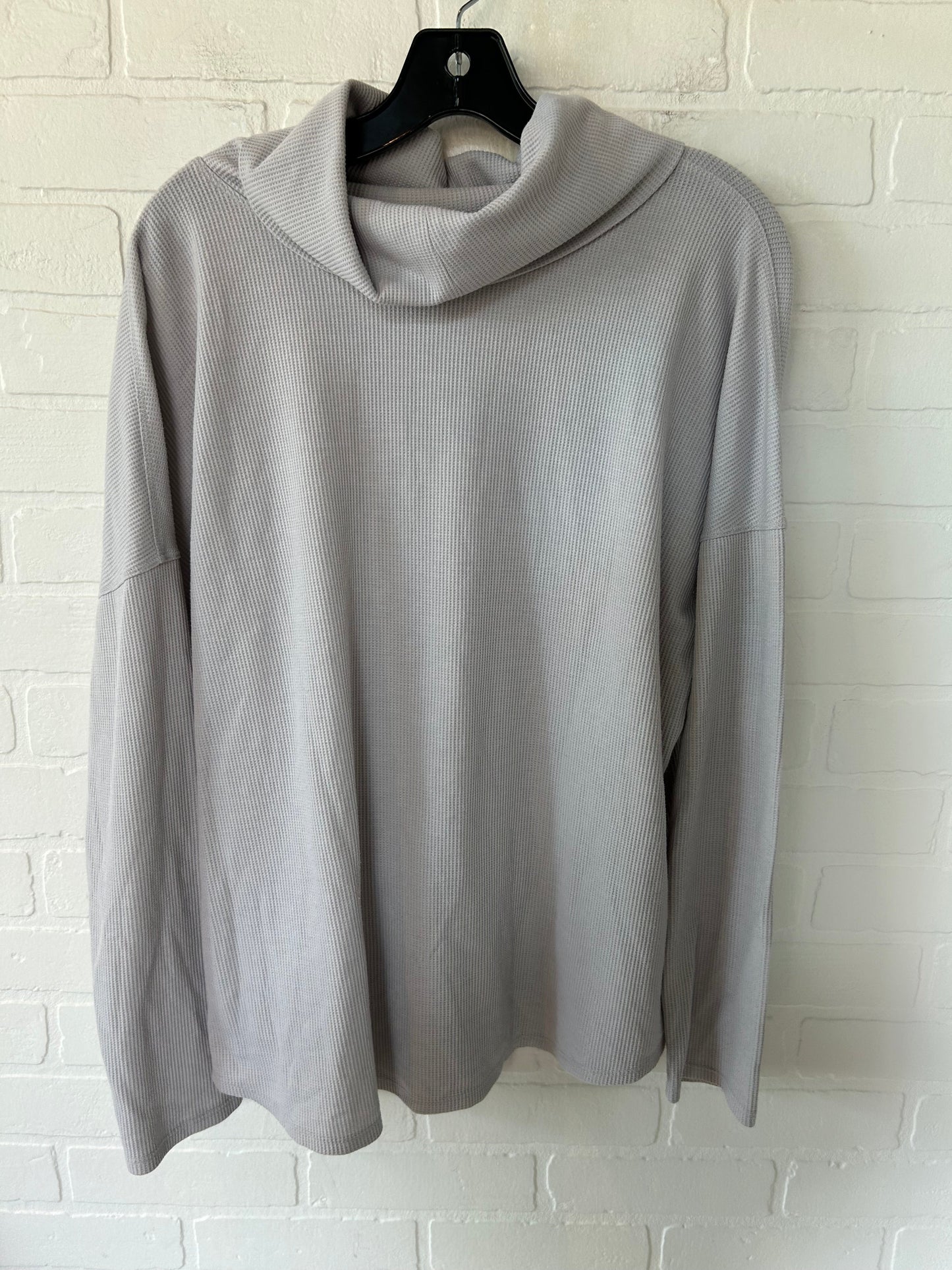 Grey Top Long Sleeve A New Day, Size Xl