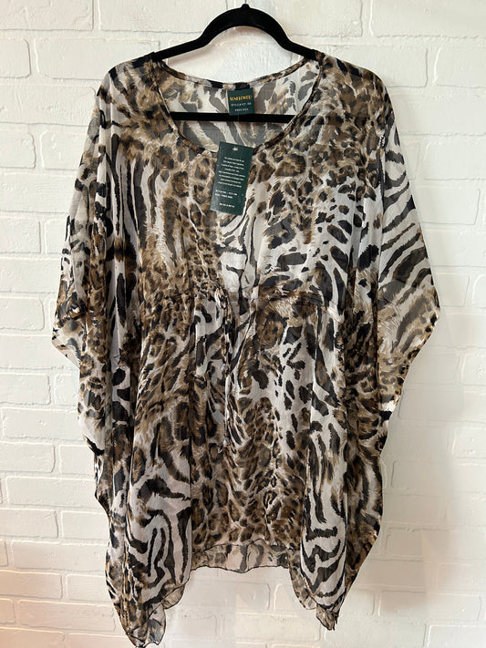 Animal Print Swimwear Cover-up Clothes Mentor, Size Onesize