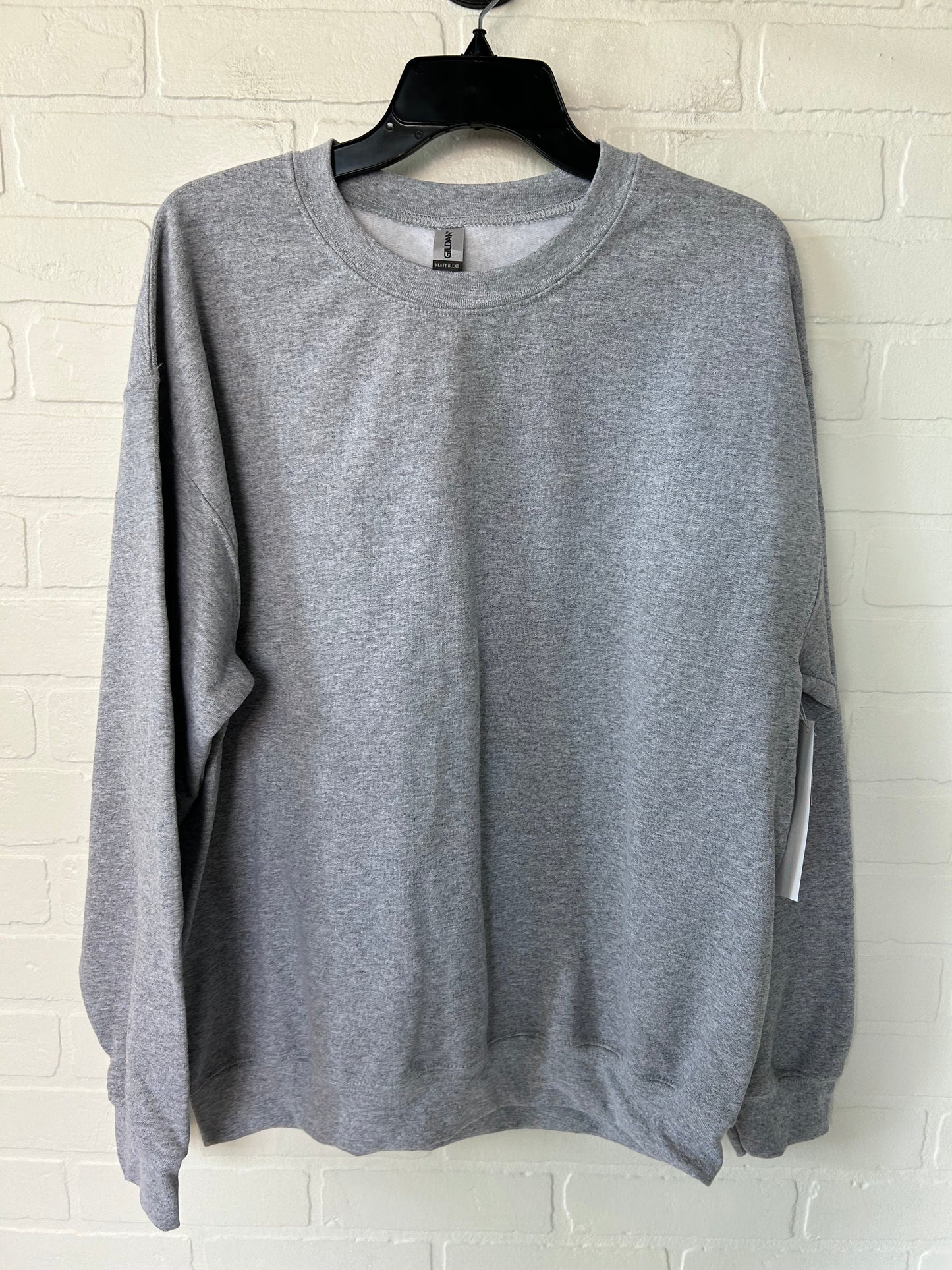 Grey Sweatshirt Crewneck Gildan, Size L