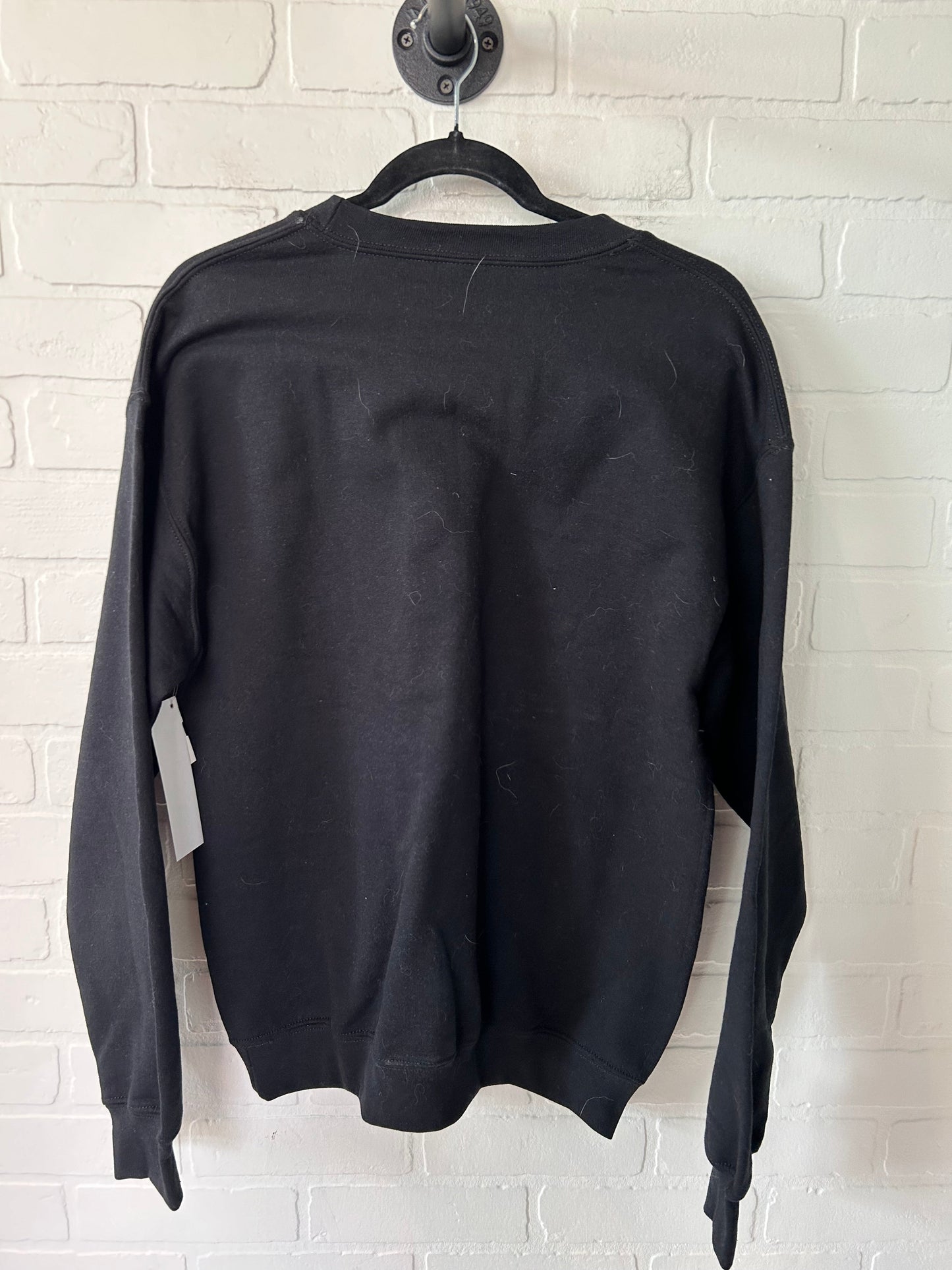 Black Sweatshirt Crewneck Gildan, Size M