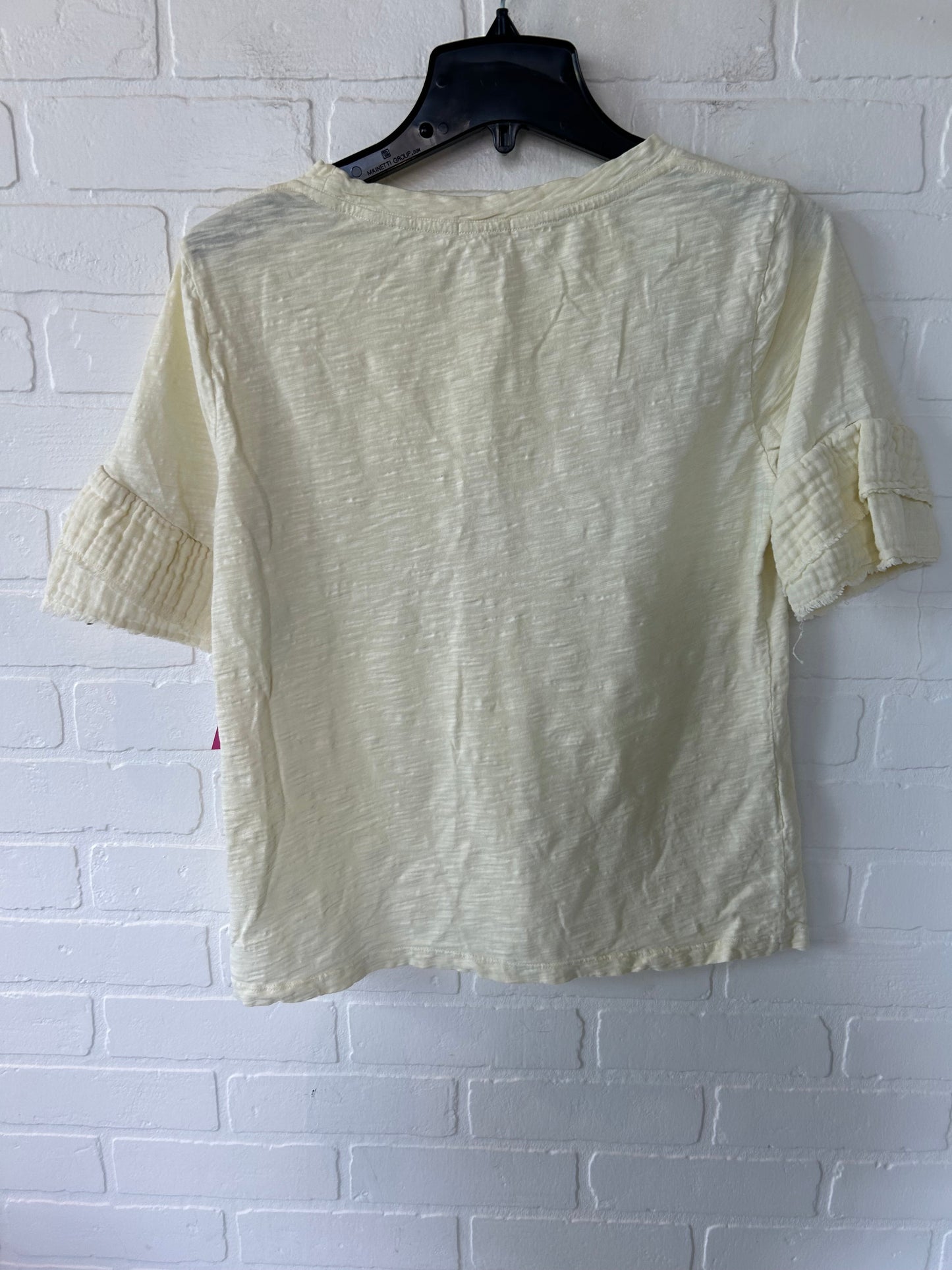 Yellow Top Short Sleeve Dylan, Size S