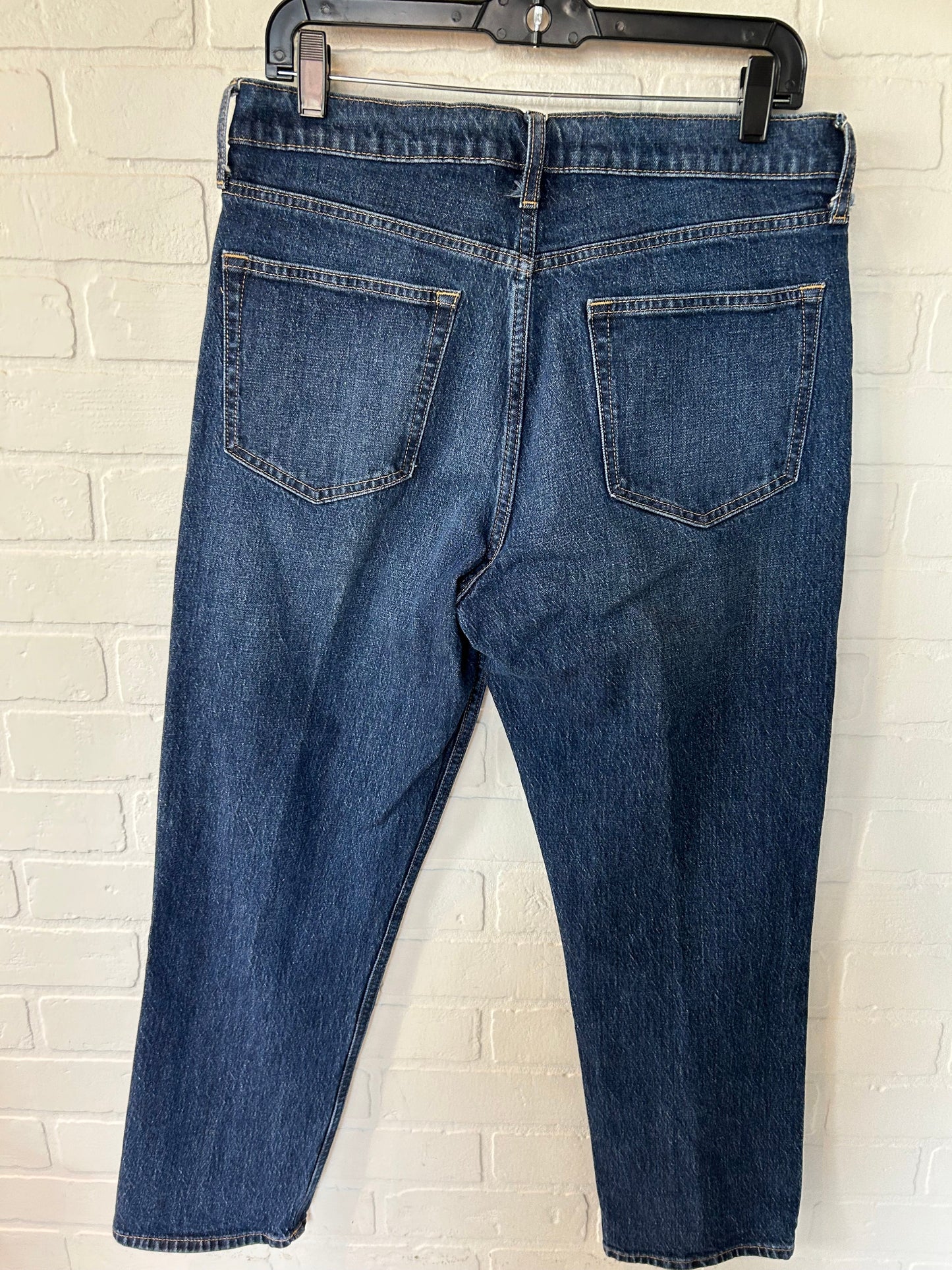 Blue Denim Jeans Straight Gap, Size 12