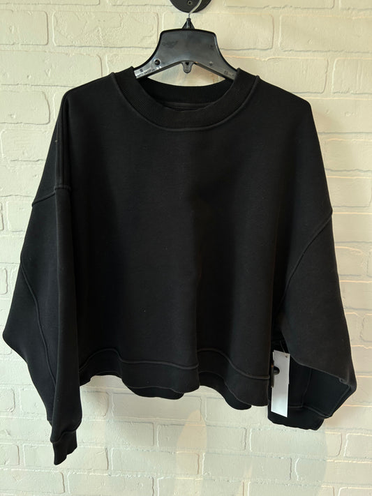 Black Athletic Sweatshirt Crewneck Lululemon, Size L