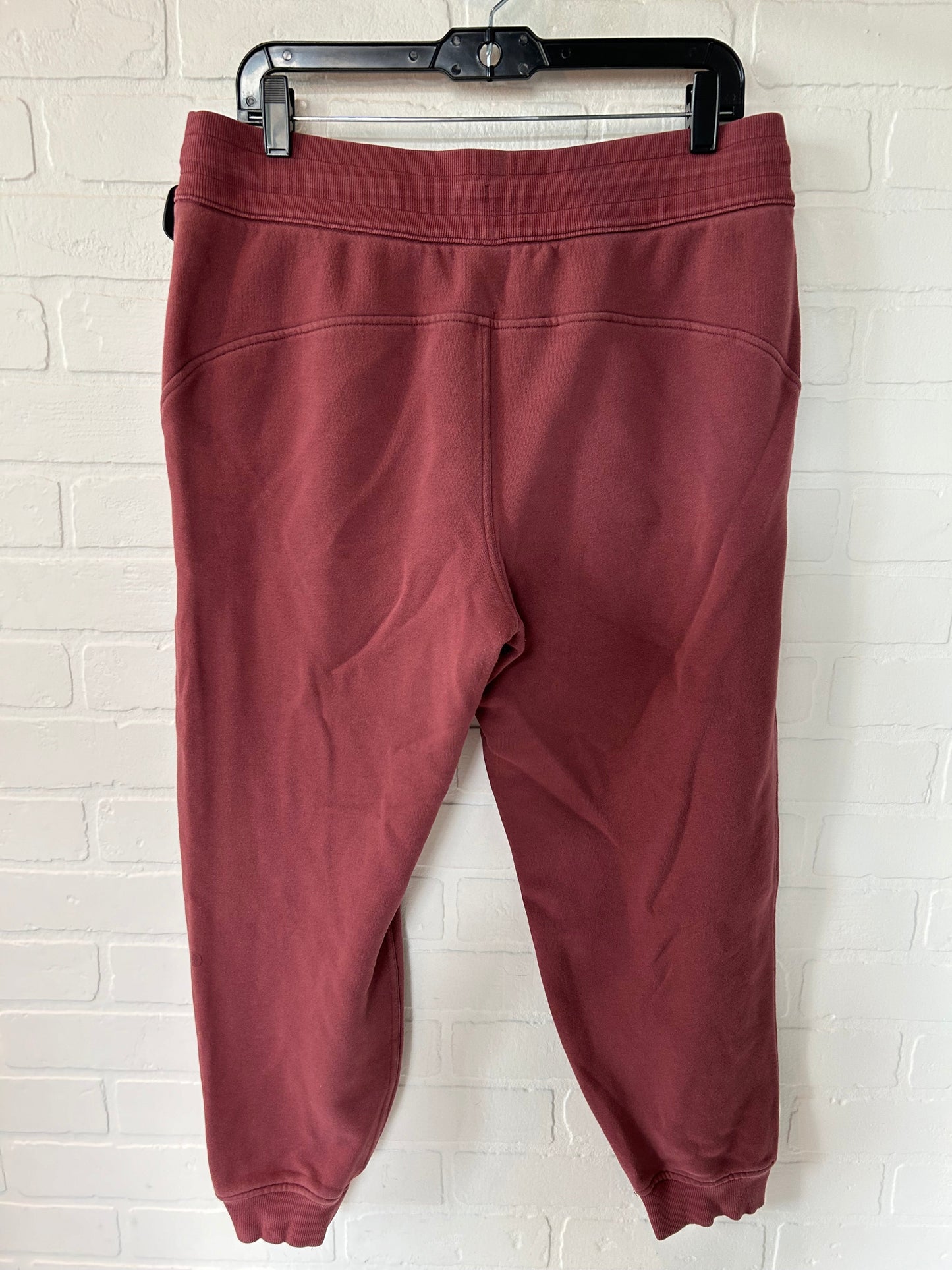 Red Athletic Pants Lululemon, Size 10
