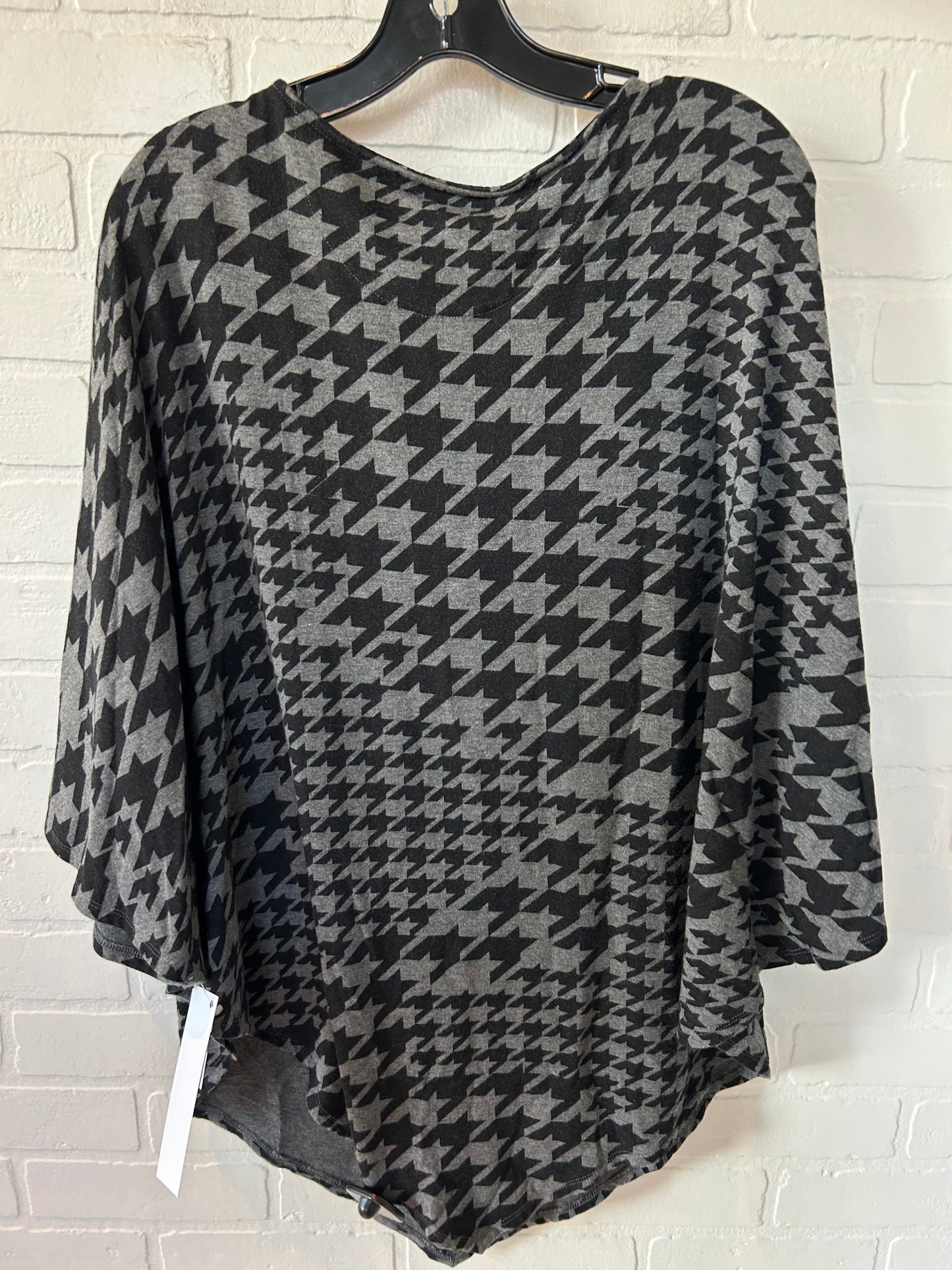 Black & Grey Poncho Soma, Size S