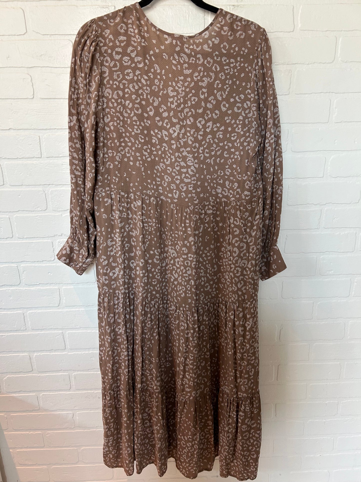 Brown Dress Casual Maxi A New Day, Size M