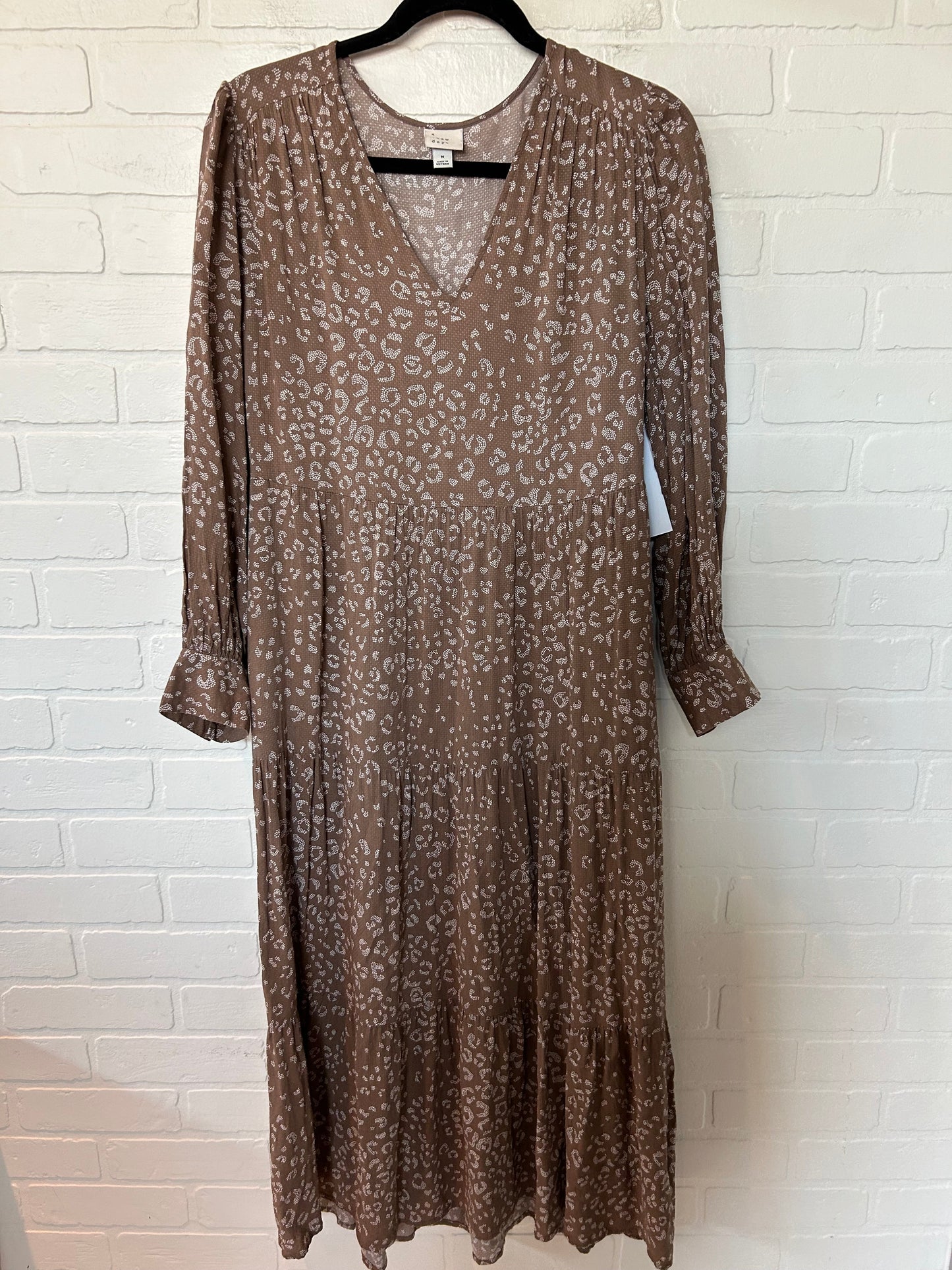 Brown Dress Casual Maxi A New Day, Size M