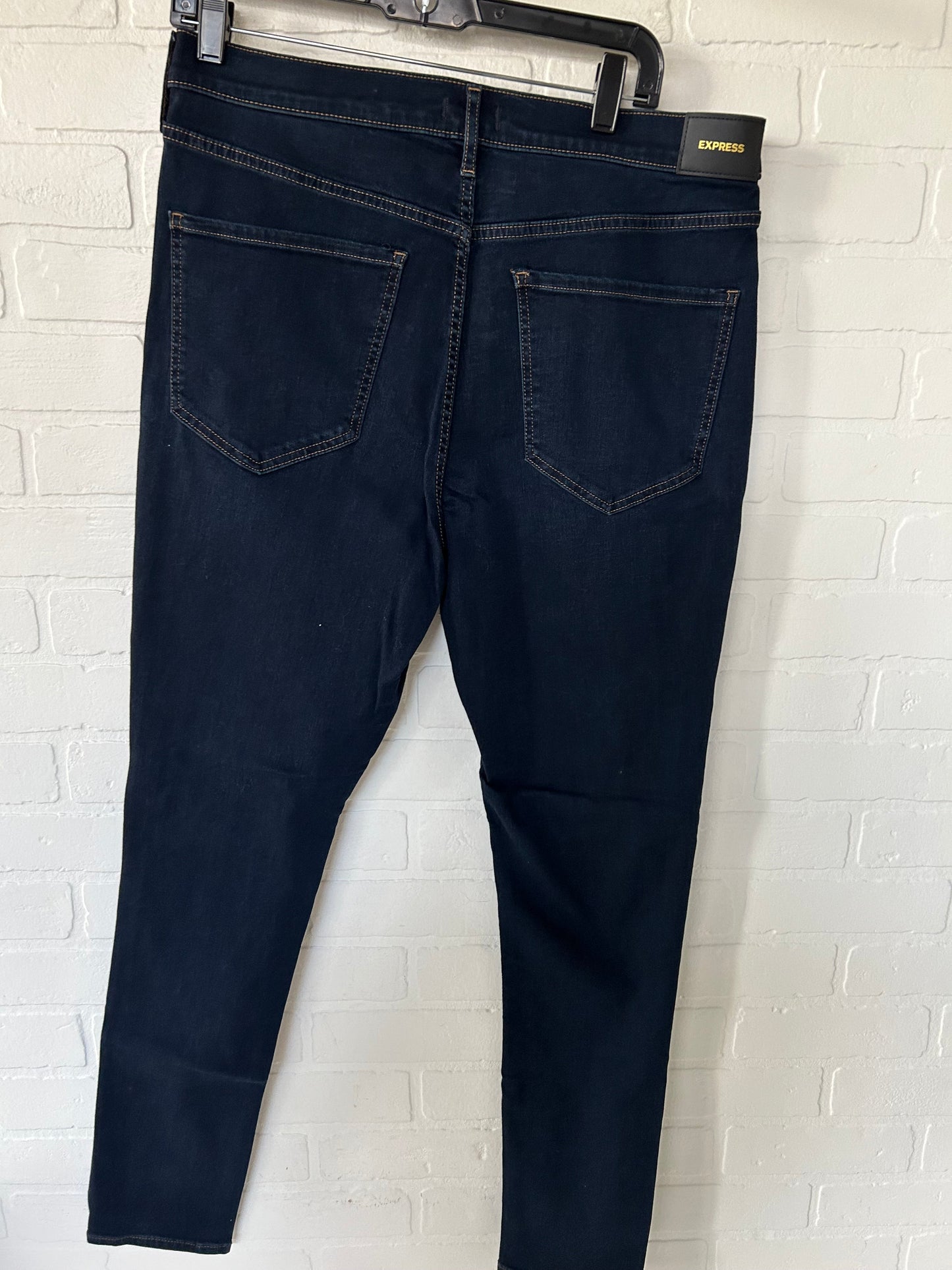 Blue Denim Jeans Skinny Express, Size 14