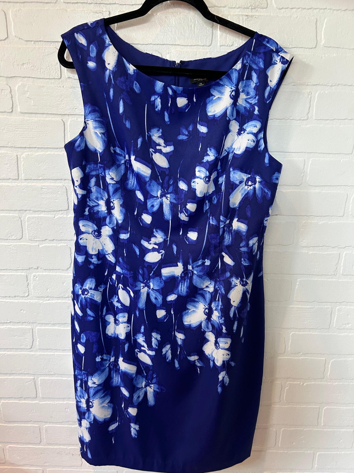 Blue Dress Work Ann Taylor, Size L