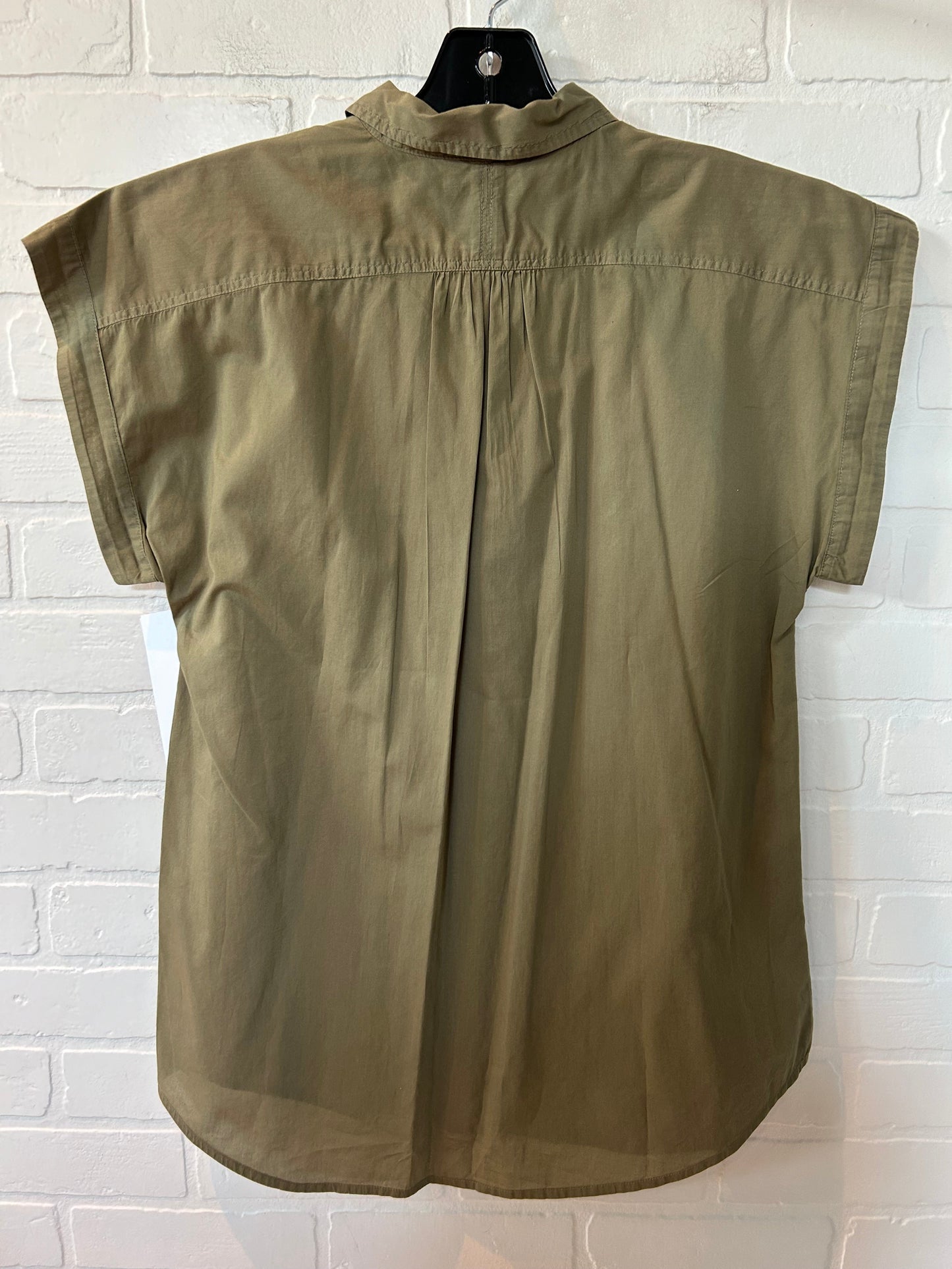 Green Top Short Sleeve J. Crew, Size M